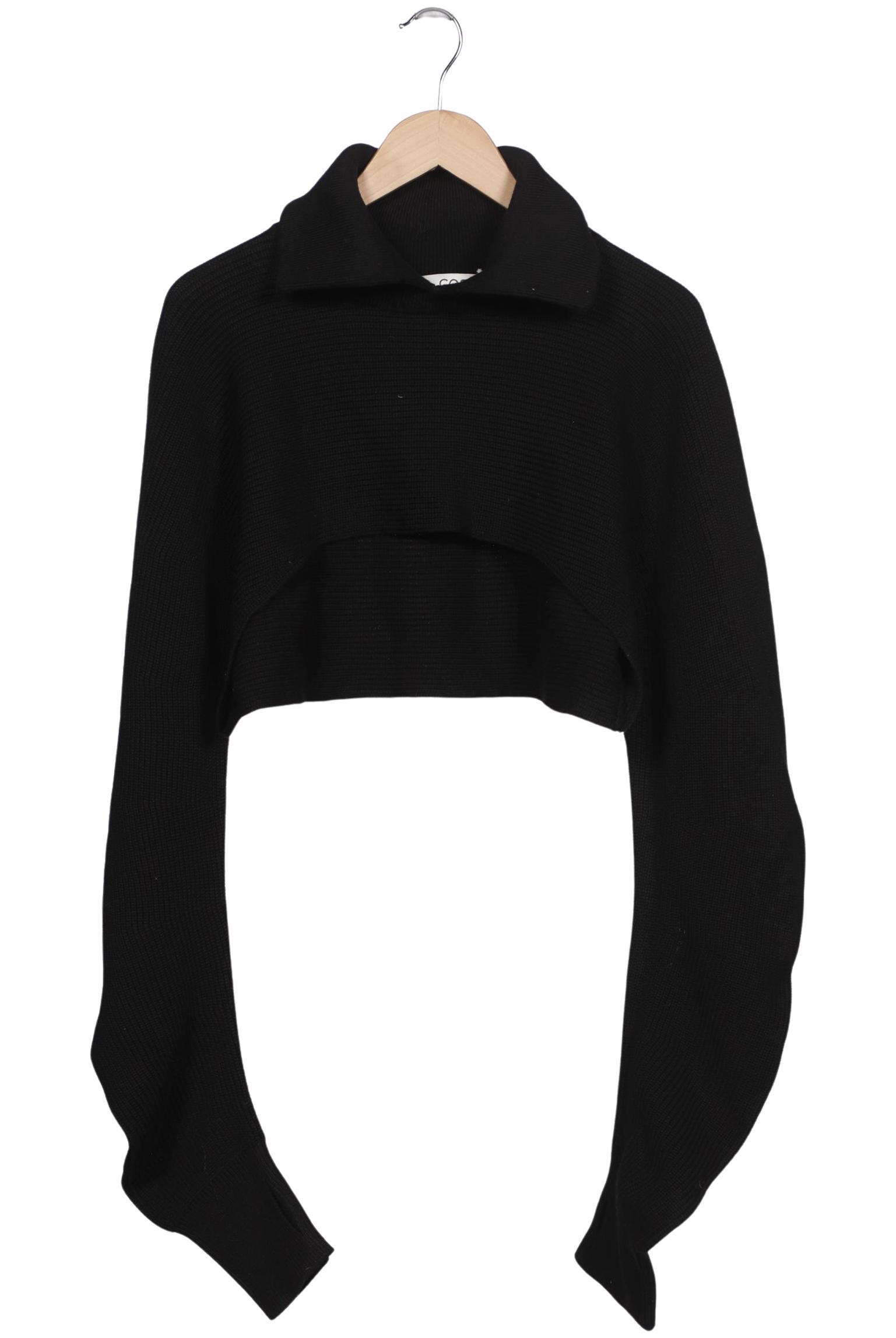 

COS Damen Pullover, schwarz, Gr. 38