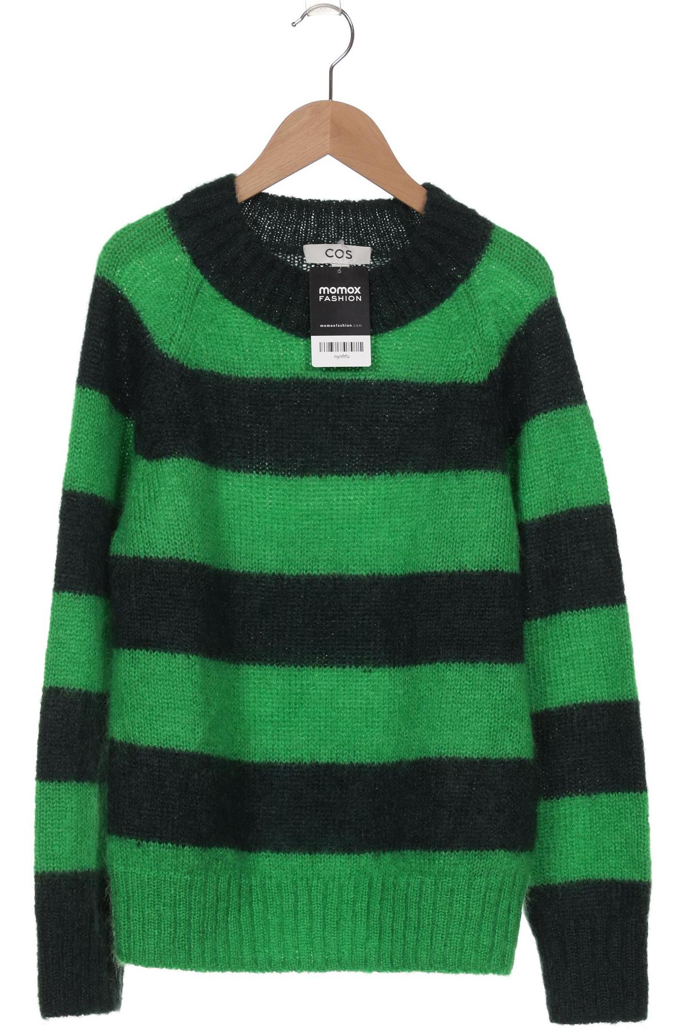 

COS Damen Pullover, grün, Gr. 34