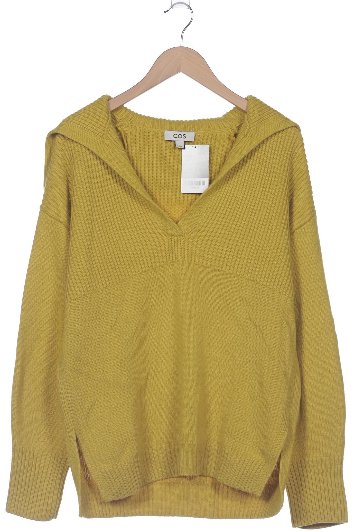 

COS Damen Pullover, gelb, Gr. 36