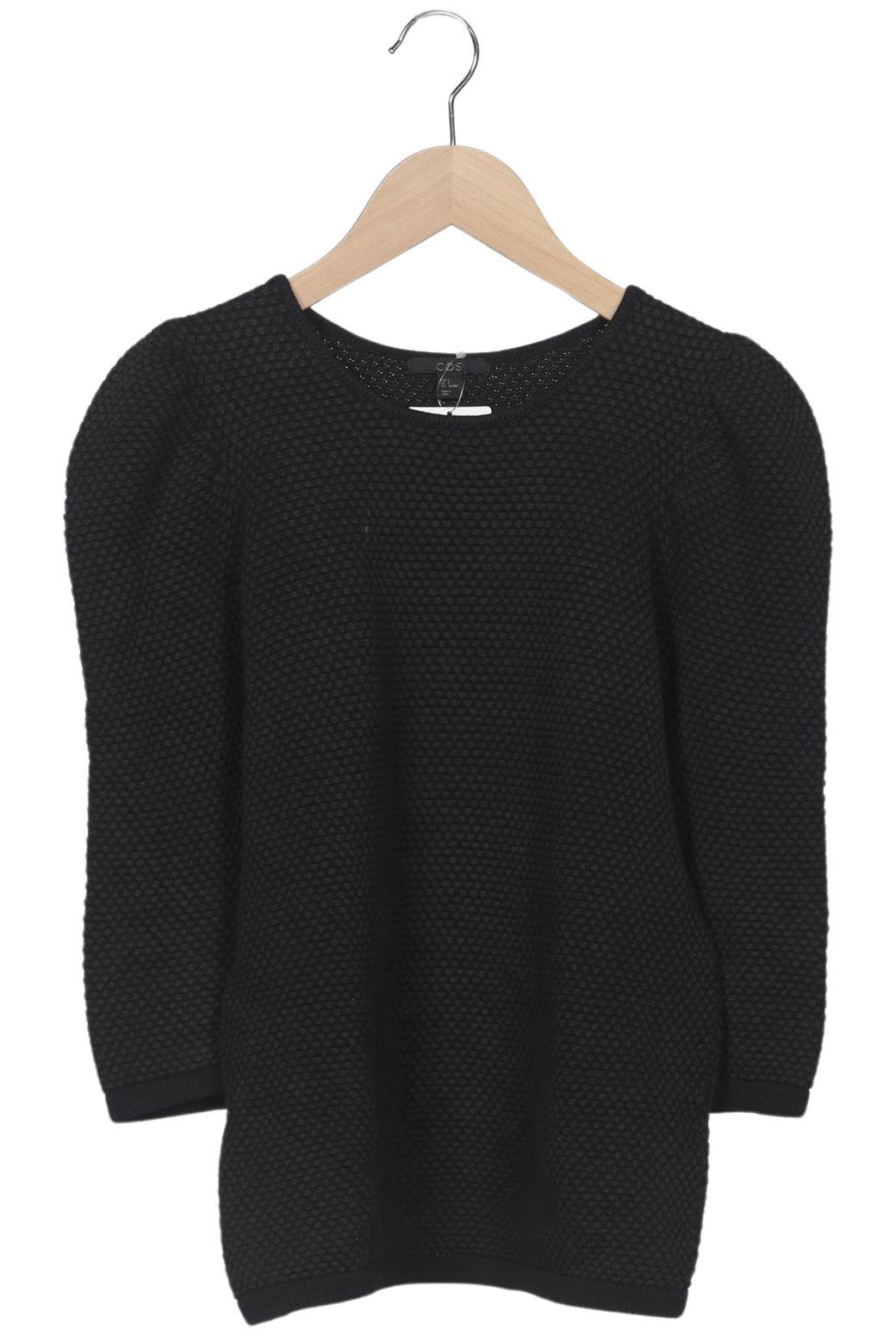 

COS Damen Pullover, schwarz, Gr. 36