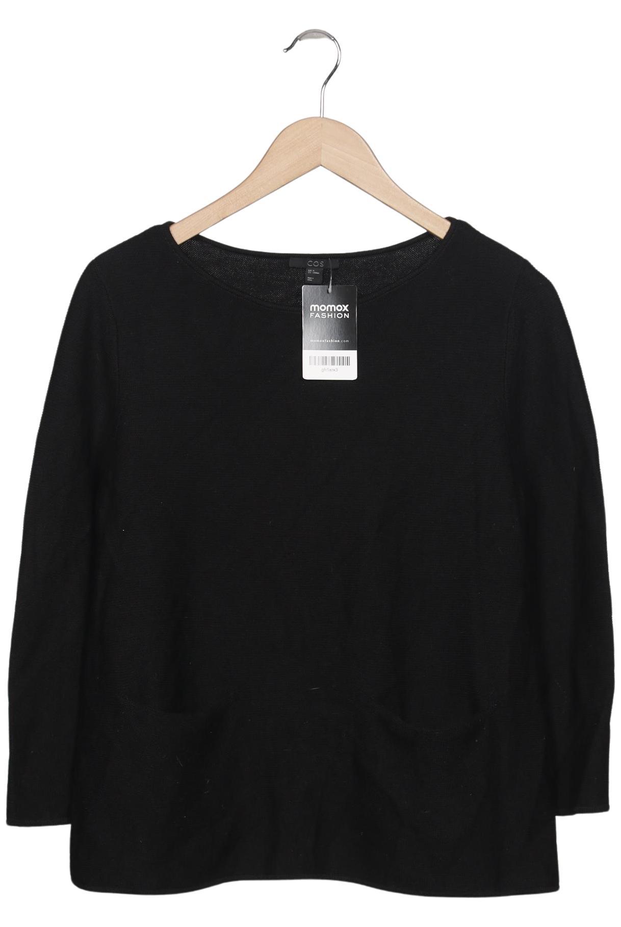 

COS Damen Pullover, schwarz, Gr. 38