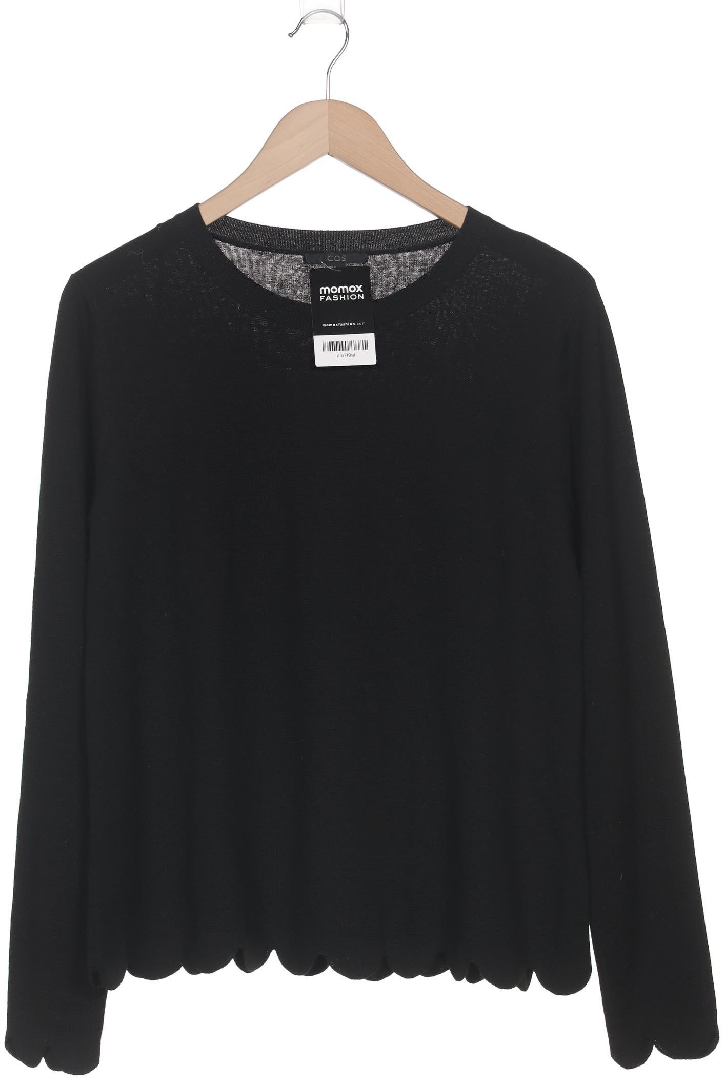 

COS Damen Pullover, schwarz, Gr. 38