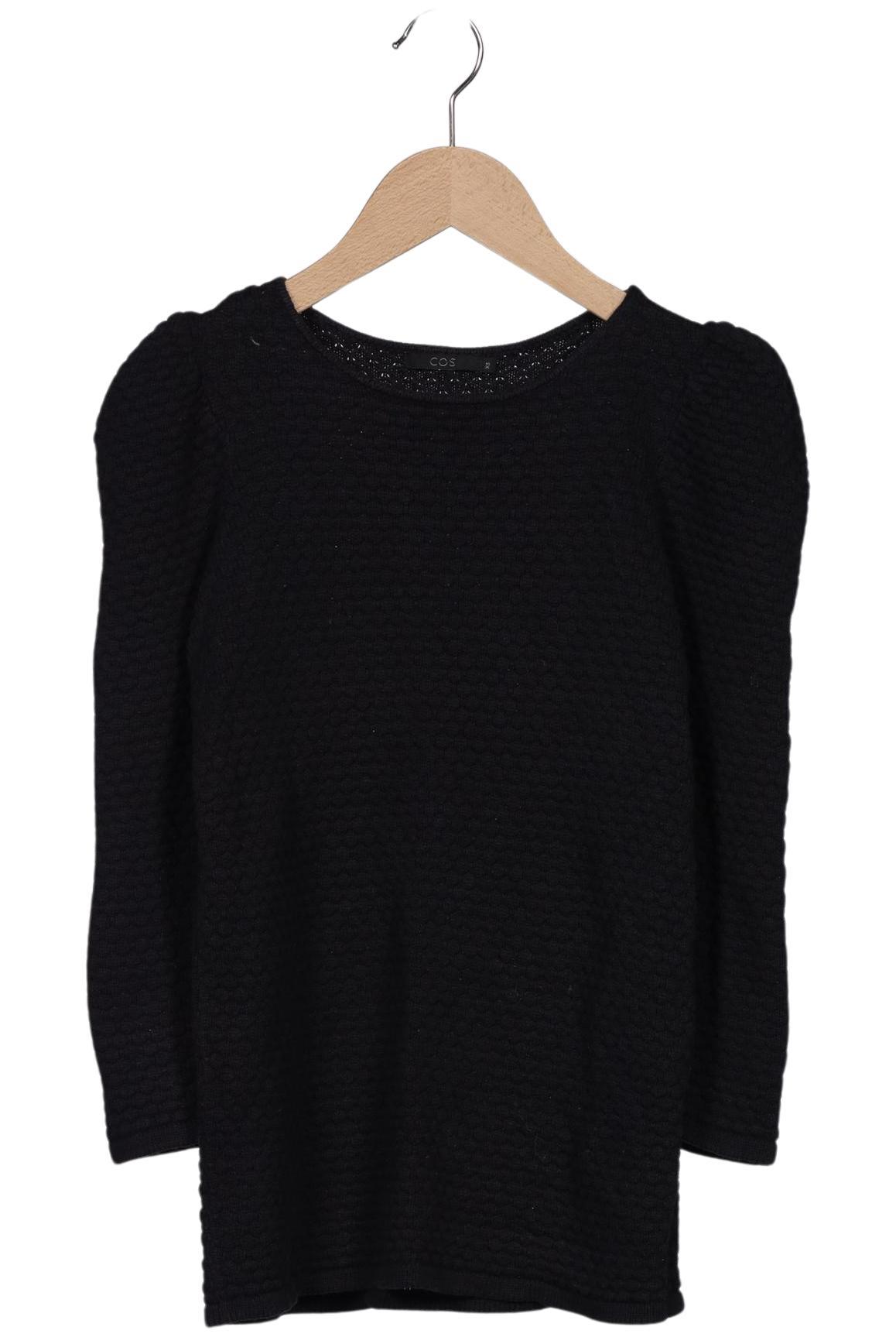 

COS Damen Pullover, schwarz, Gr. 34