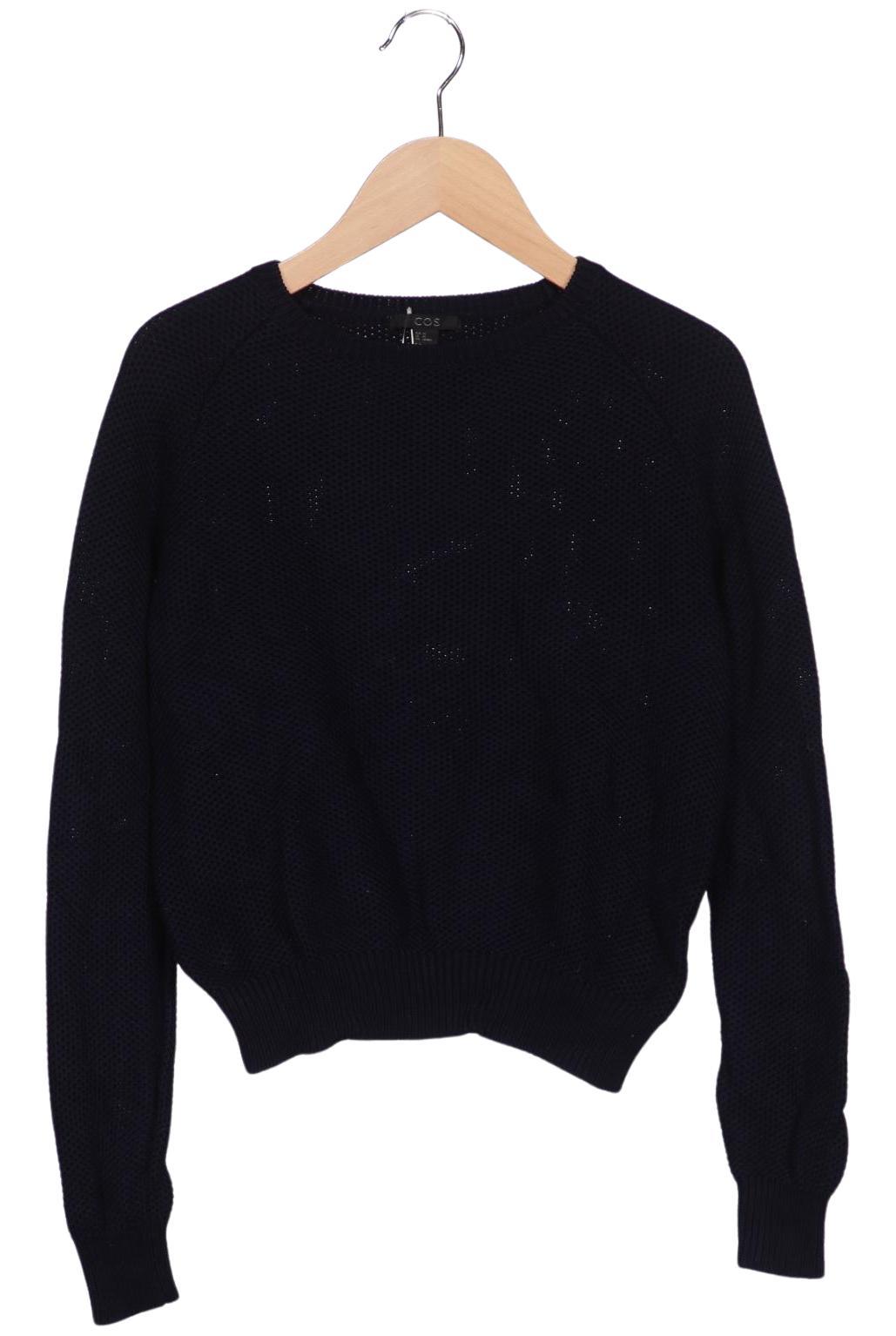 

COS Damen Pullover, marineblau, Gr. 34