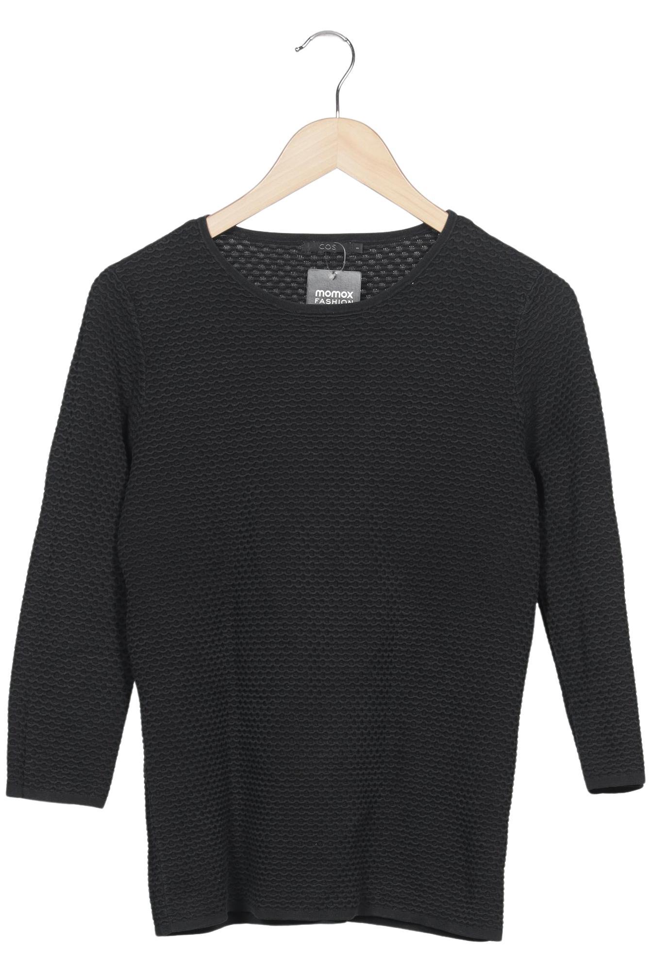 

COS Damen Pullover, schwarz, Gr. 36