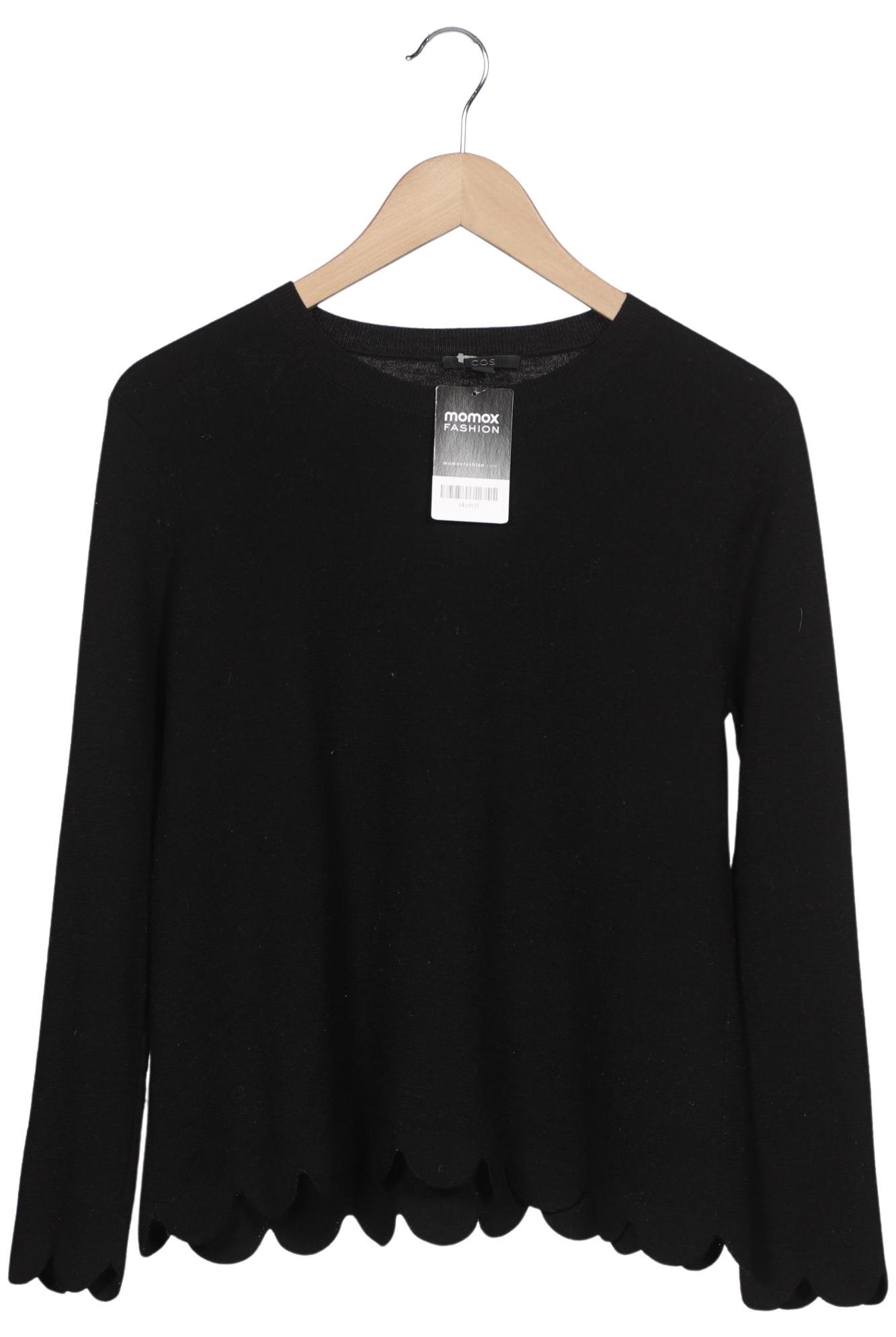 

COS Damen Pullover, schwarz, Gr. 38