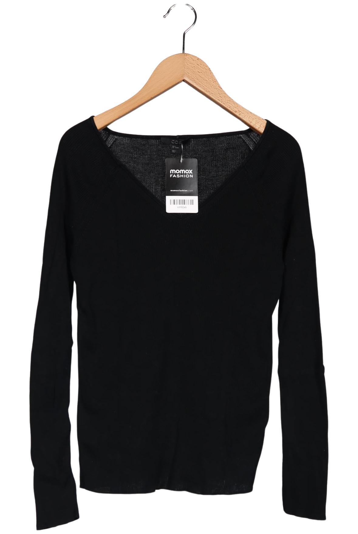 

COS Damen Pullover, schwarz, Gr. 36