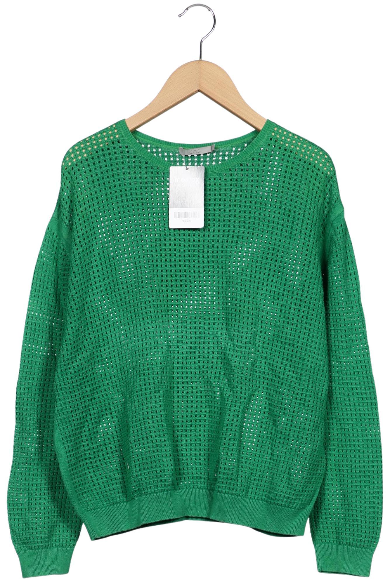 

COS Damen Pullover, grün, Gr. 34