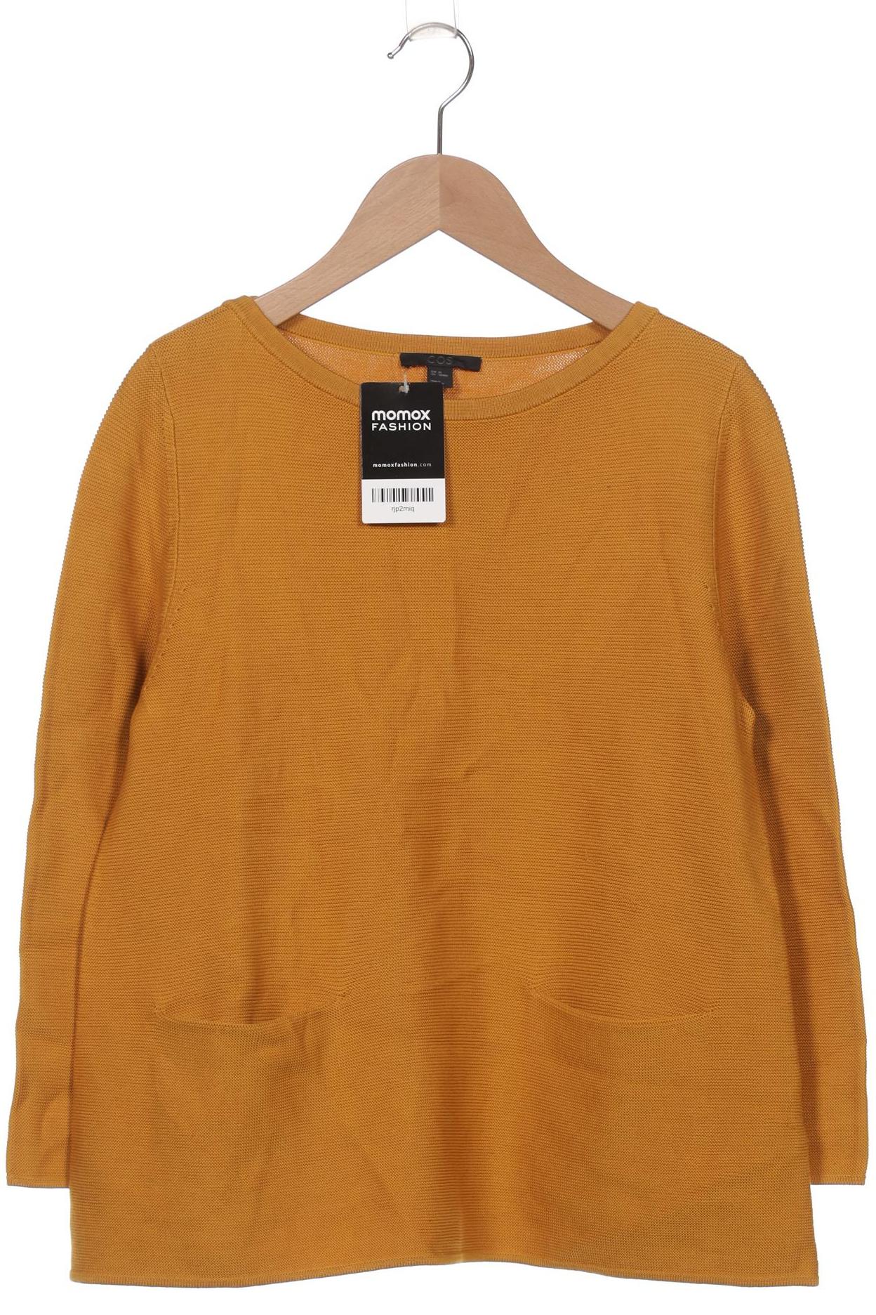 

COS Damen Pullover, gelb, Gr. 34
