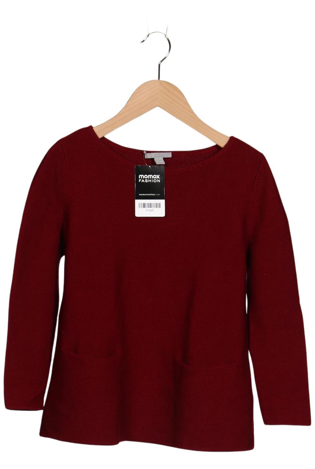 

COS Damen Pullover, bordeaux, Gr. 34