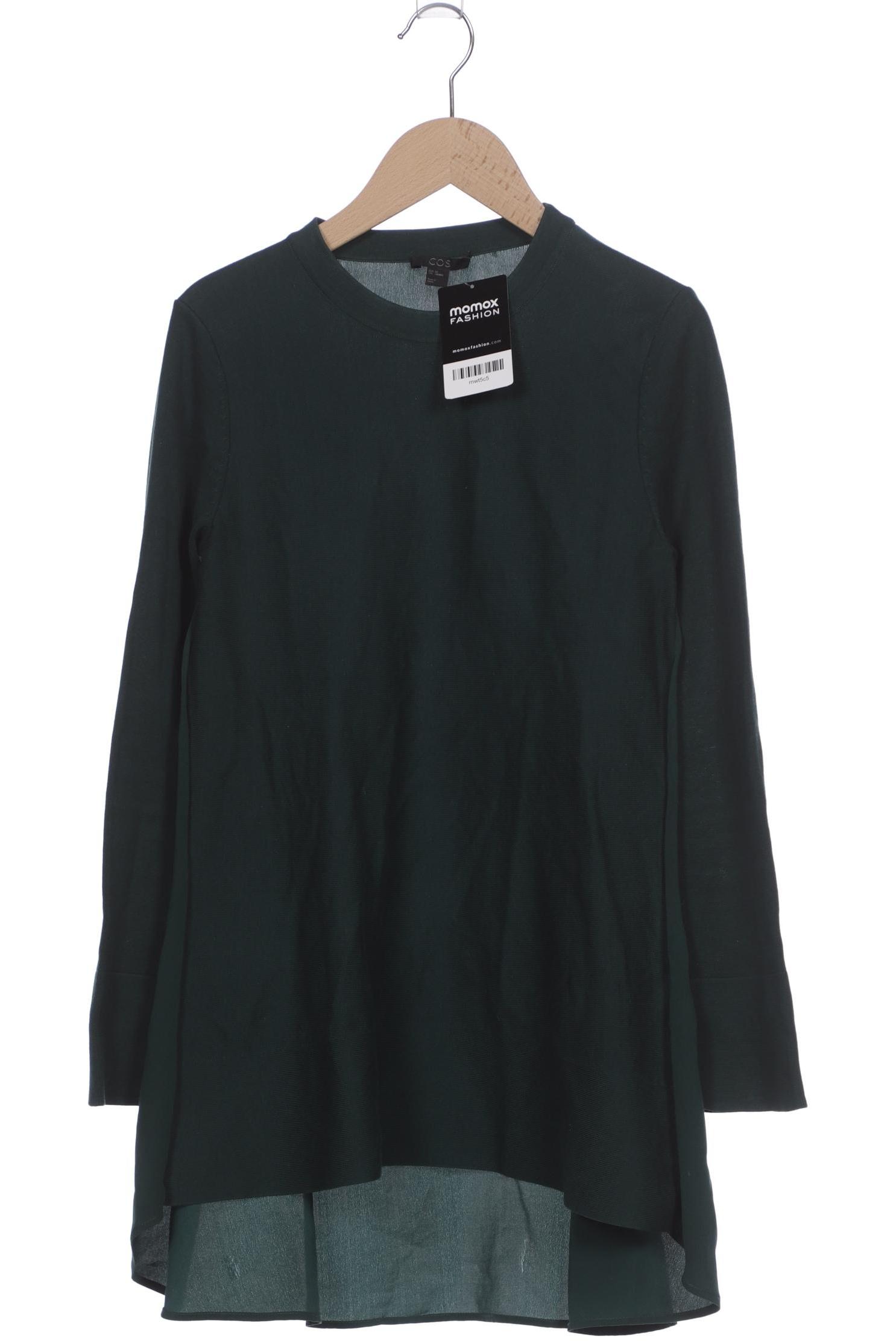 

COS Damen Pullover, grün, Gr. 34
