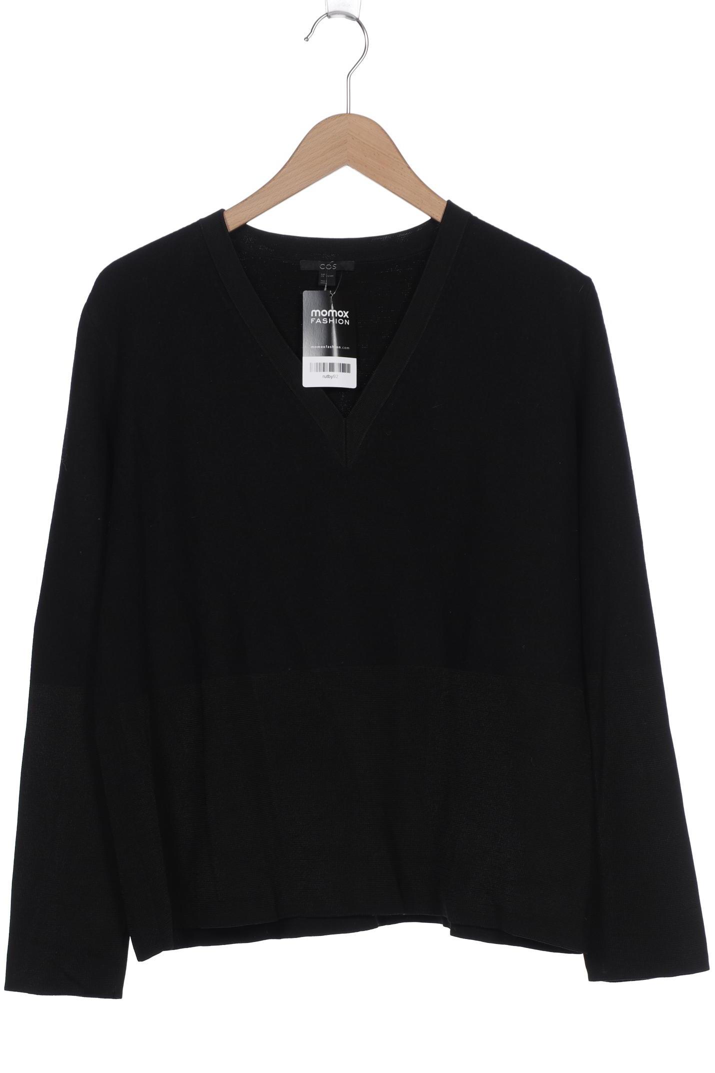 

COS Damen Pullover, schwarz, Gr. 42