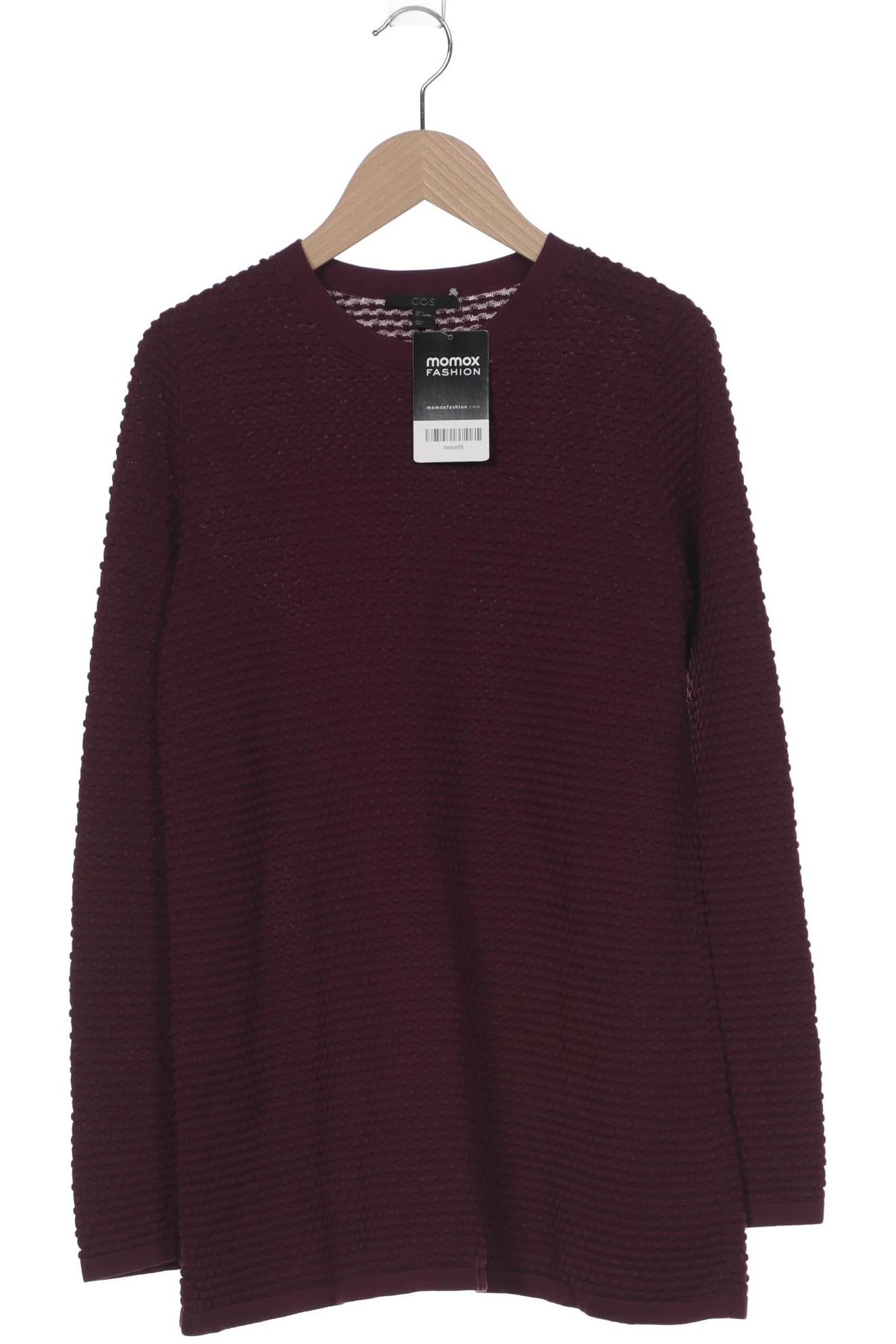 

COS Damen Pullover, bordeaux, Gr. 36