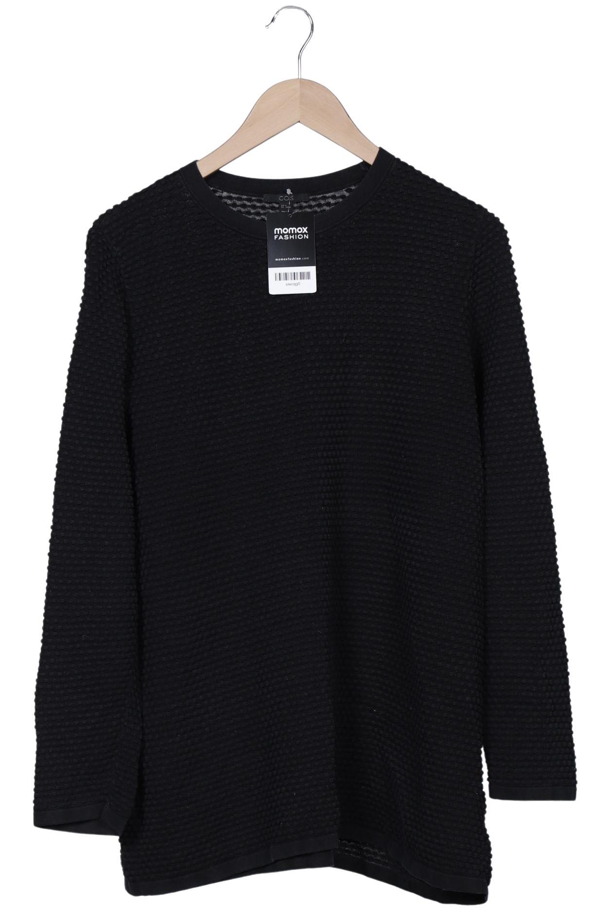 

COS Damen Pullover, schwarz, Gr. 38