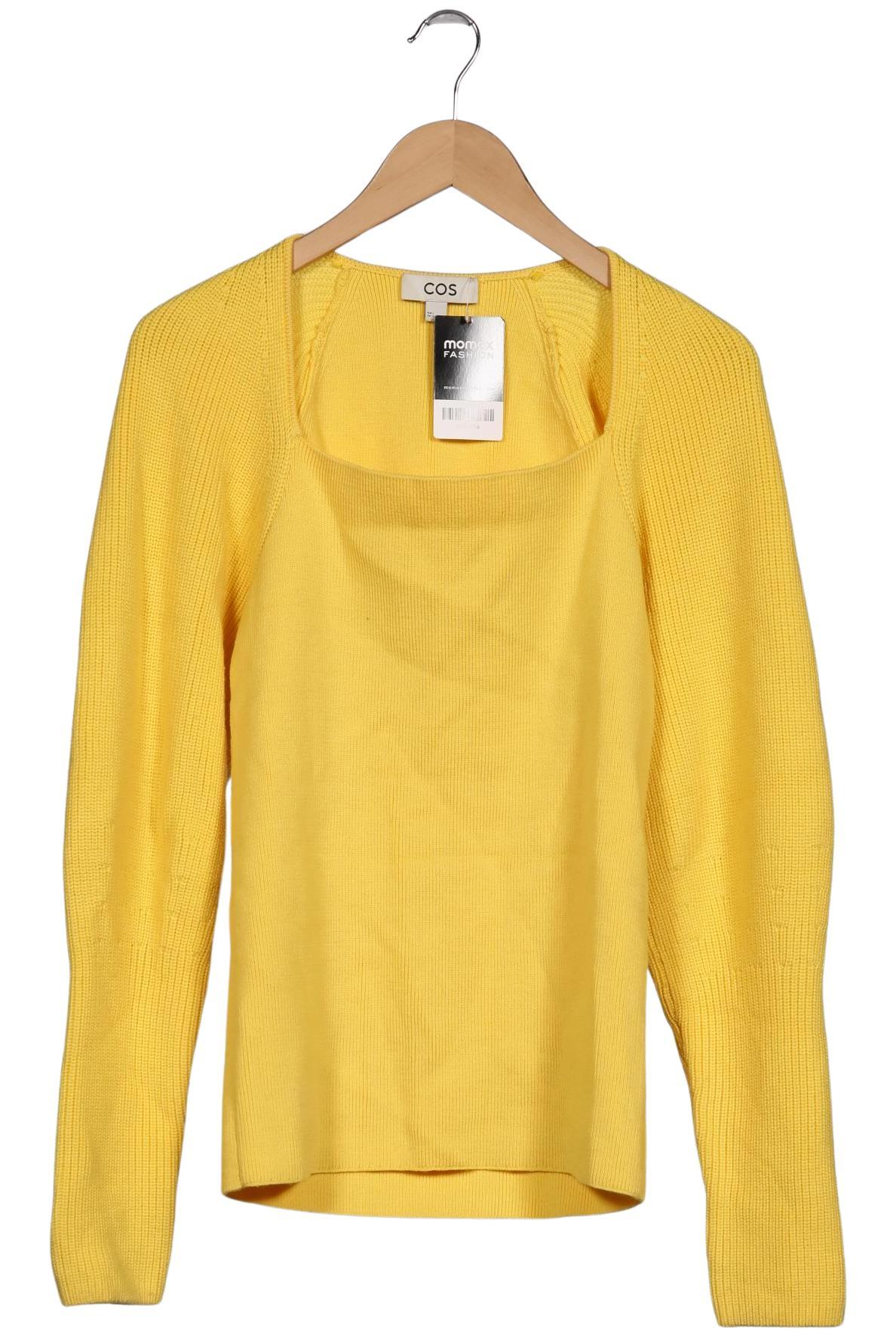 

COS Damen Pullover, gelb, Gr. 42