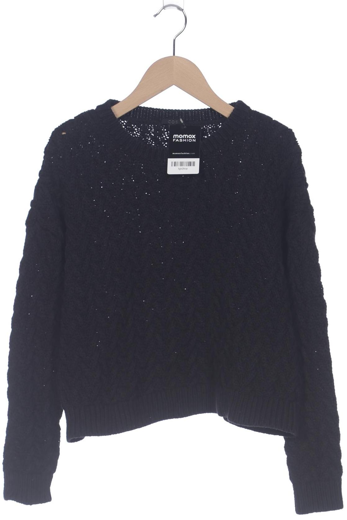 

COS Damen Pullover, schwarz, Gr. 34