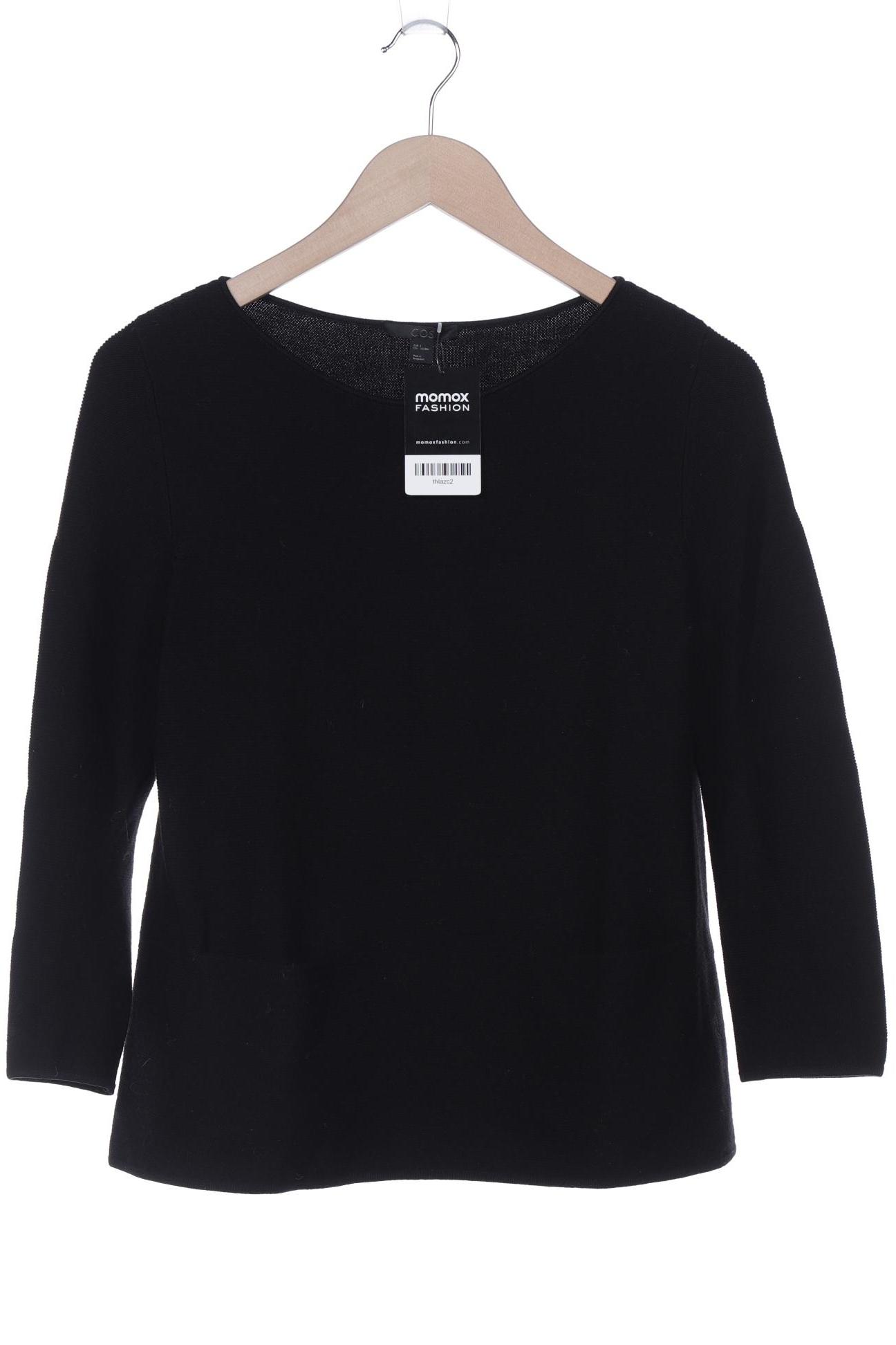 

COS Damen Pullover, schwarz, Gr. 36