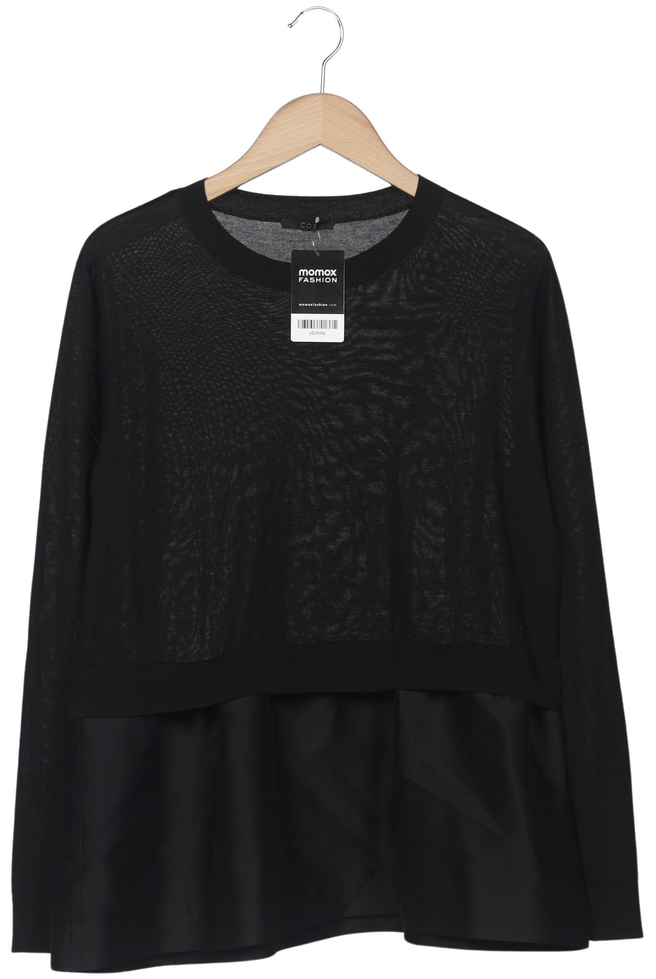 

COS Damen Pullover, schwarz, Gr. 44
