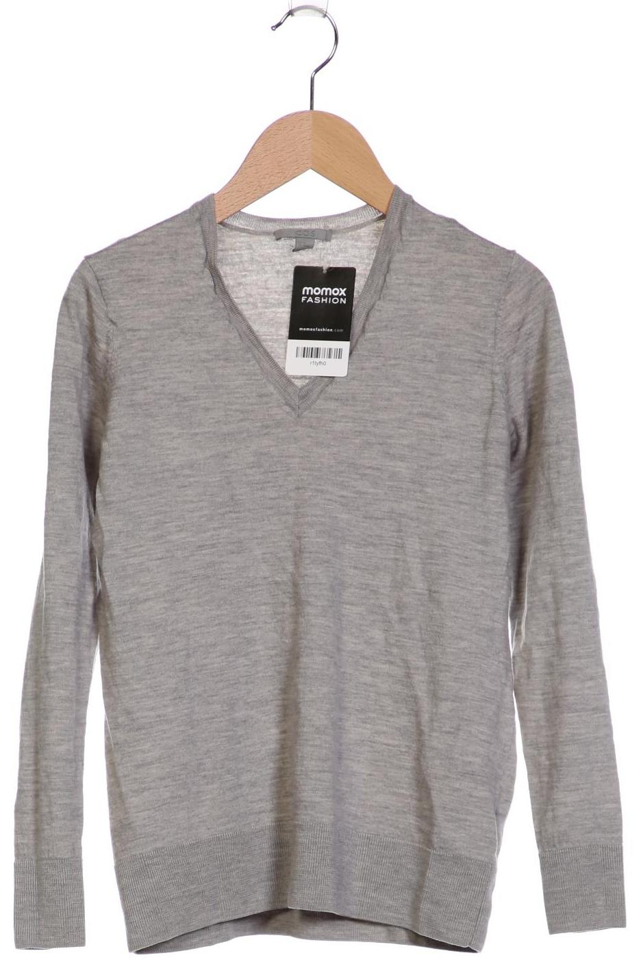 

COS Damen Pullover, grau, Gr. 34
