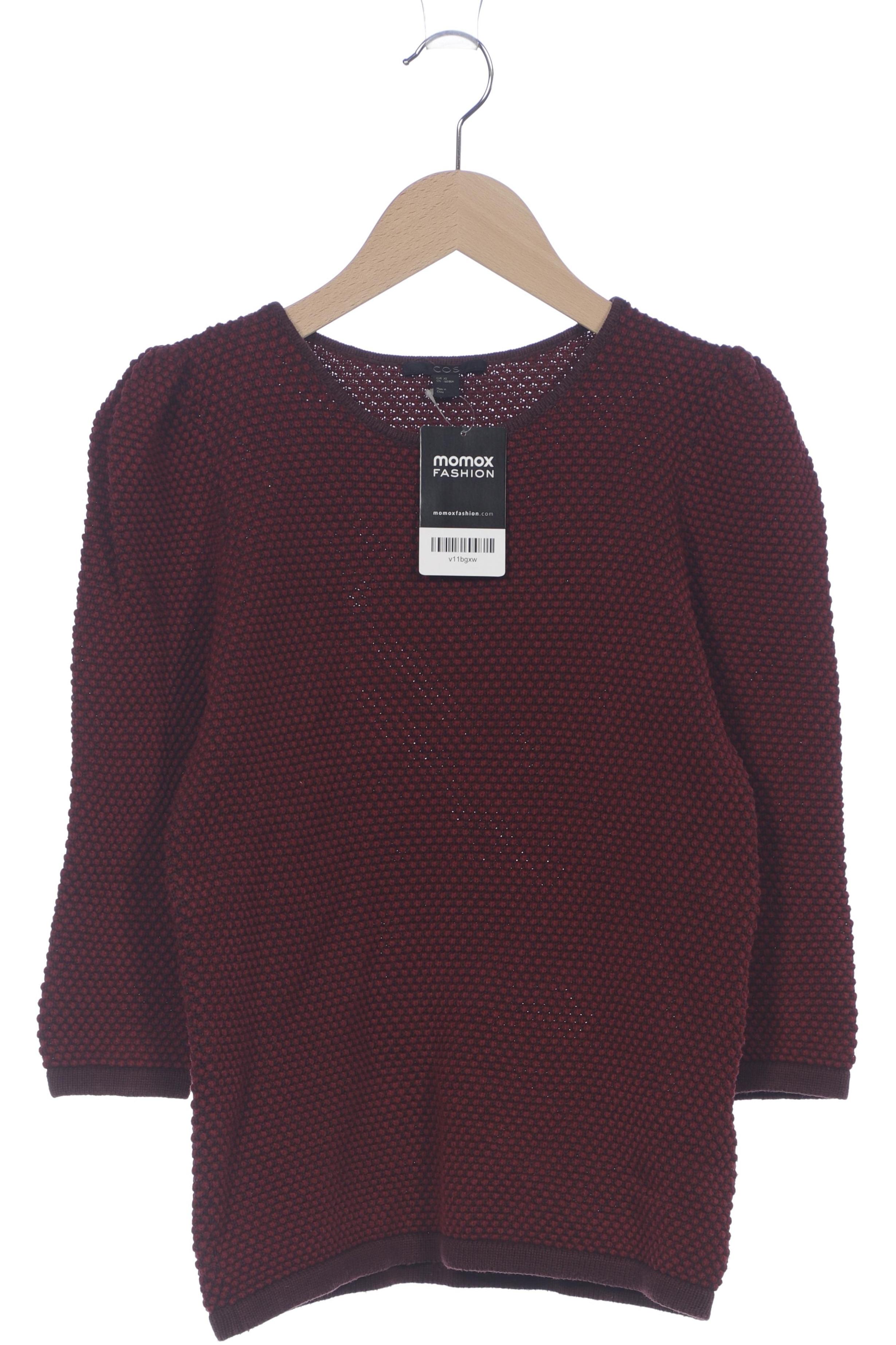 

COS Damen Pullover, bordeaux, Gr. 34