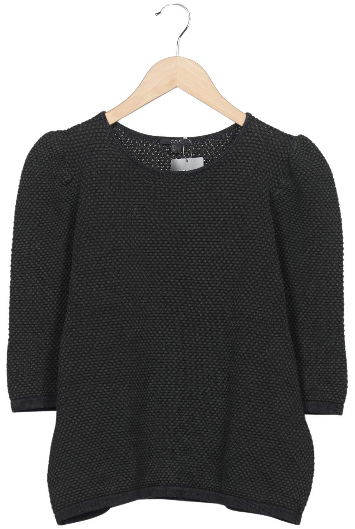 

COS Damen Pullover, schwarz, Gr. 38