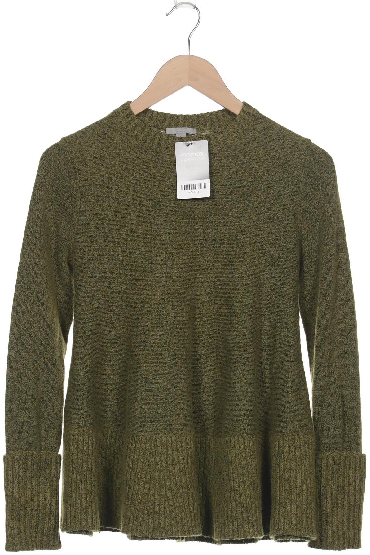 

COS Damen Pullover, grün, Gr. 34