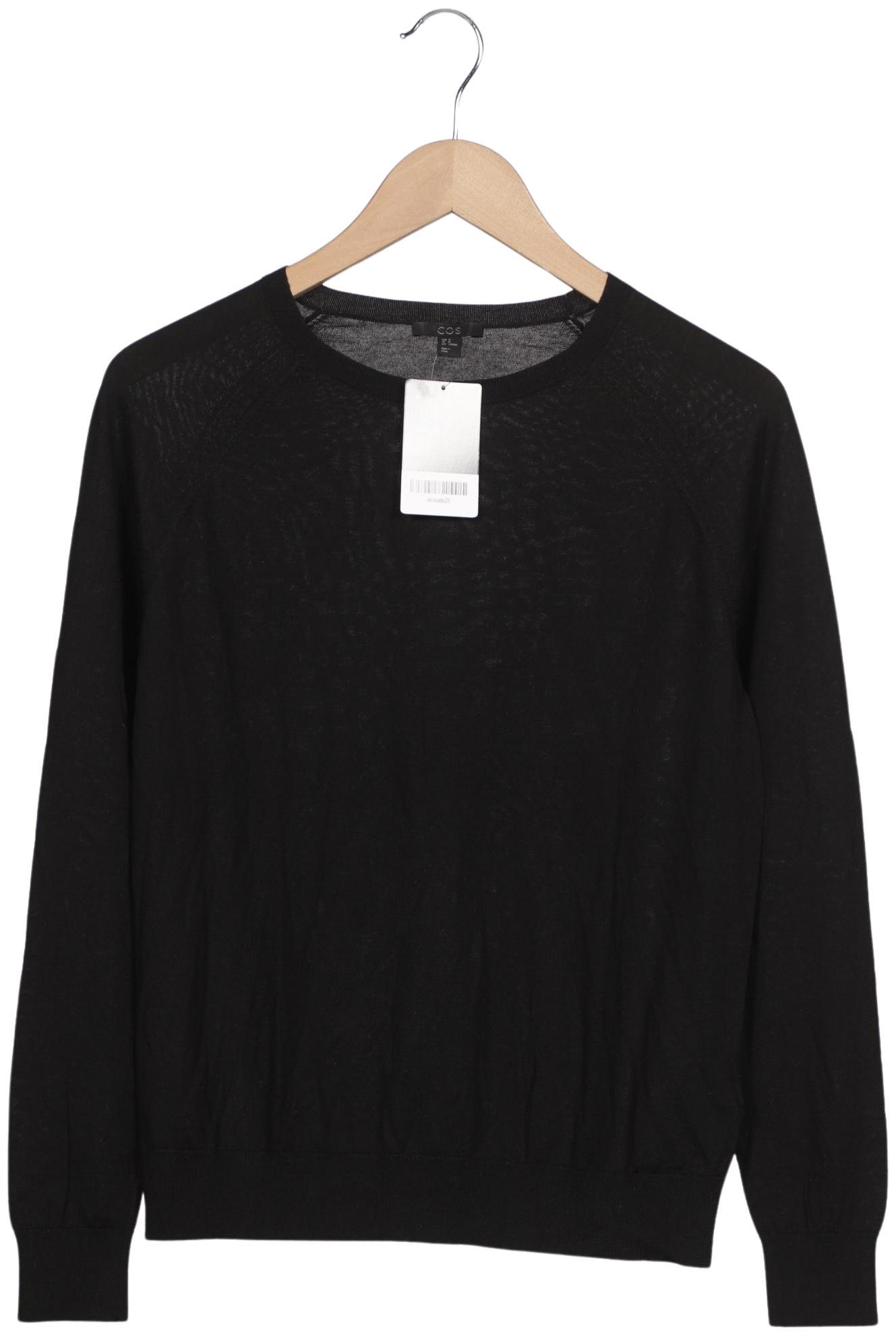 

COS Damen Pullover, schwarz, Gr. 38