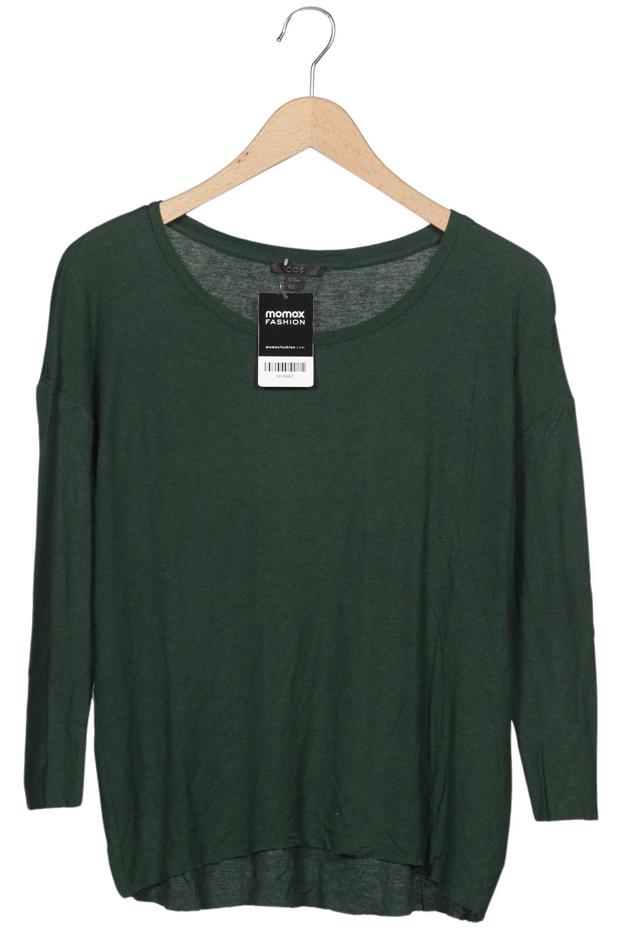 

COS Damen Pullover, grün, Gr. 34