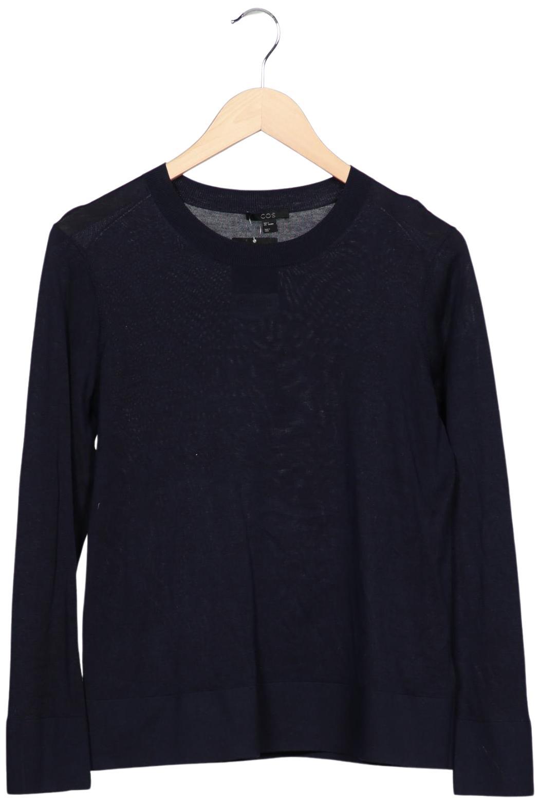 

COS Damen Pullover, marineblau, Gr. 36