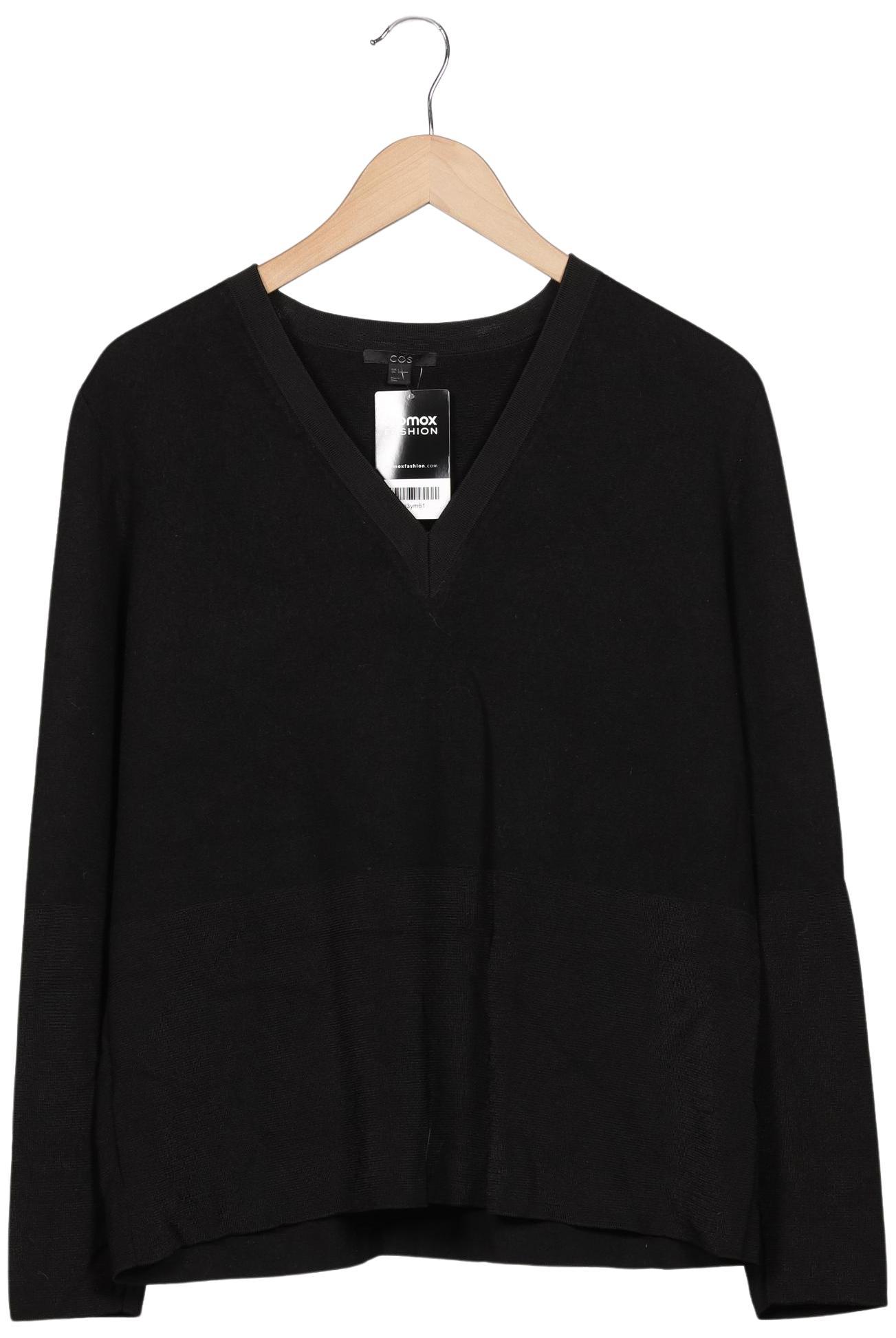 

COS Damen Pullover, schwarz, Gr. 42