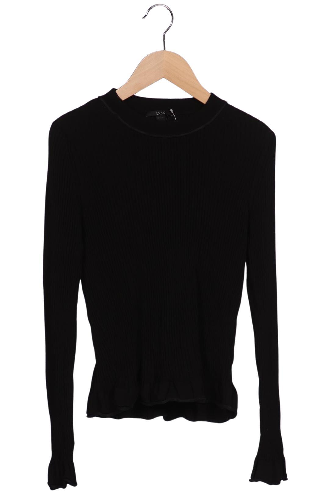 

COS Damen Pullover, schwarz, Gr. 36