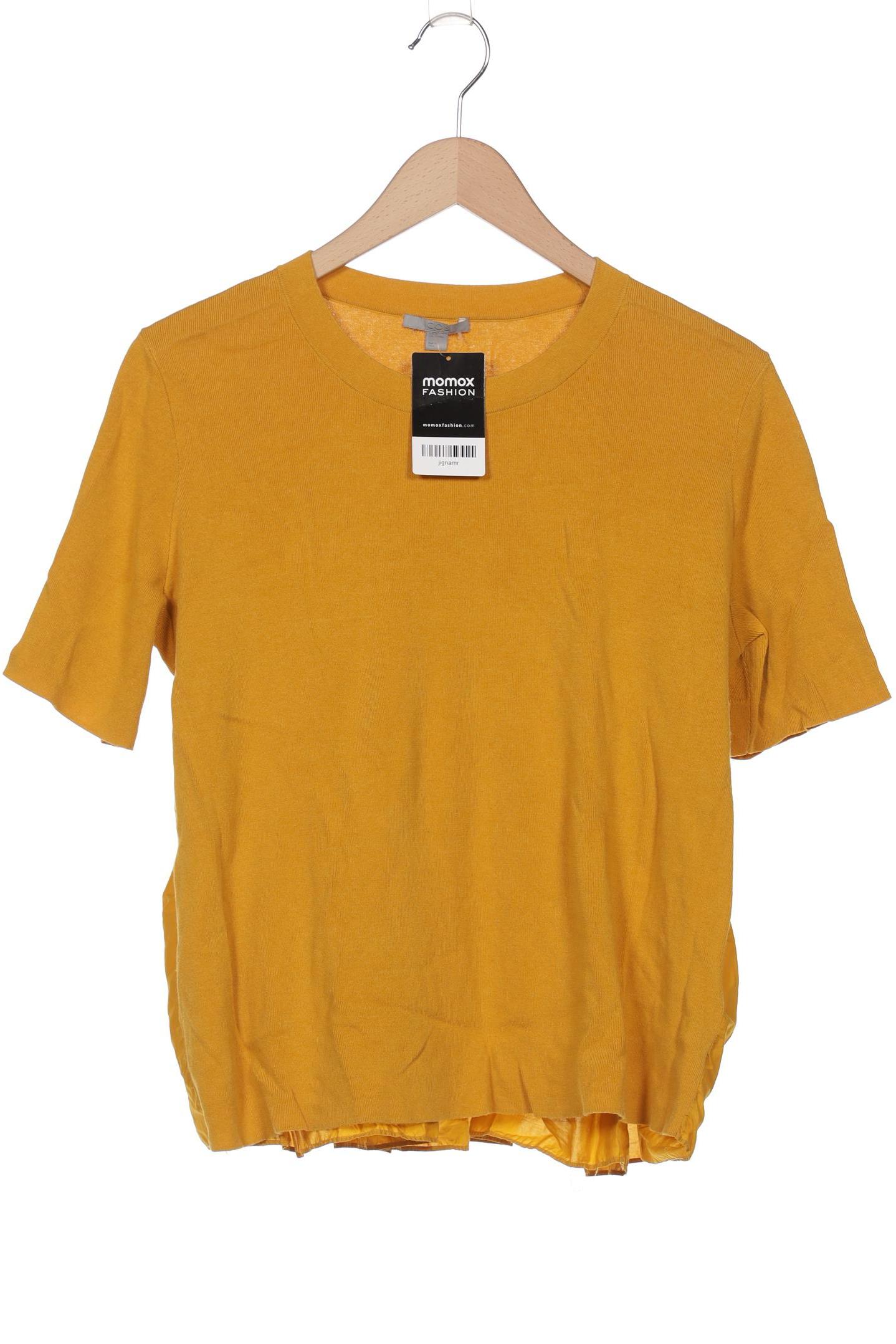 

COS Damen Pullover, gelb, Gr. 38
