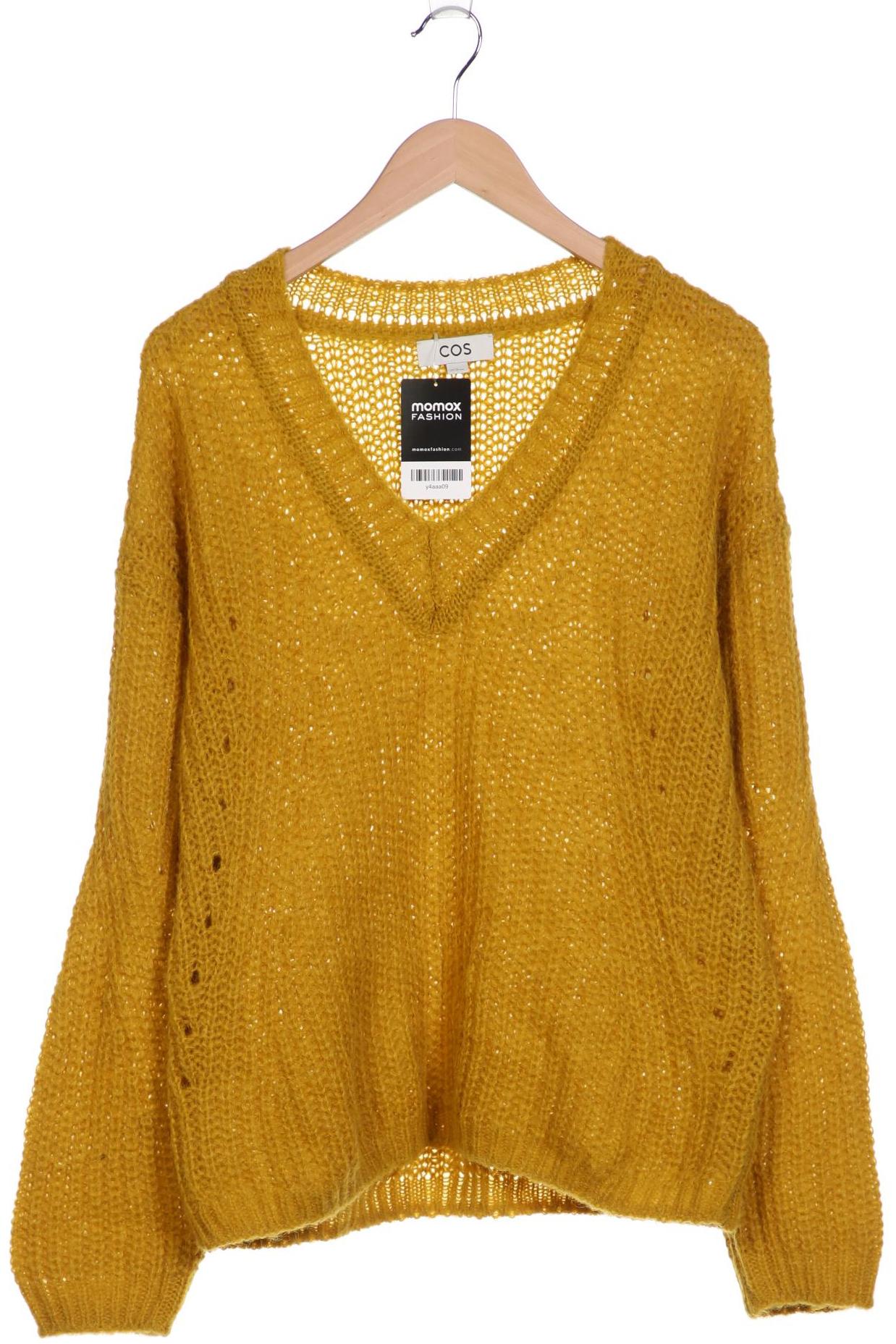 

COS Damen Pullover, gelb, Gr. 38