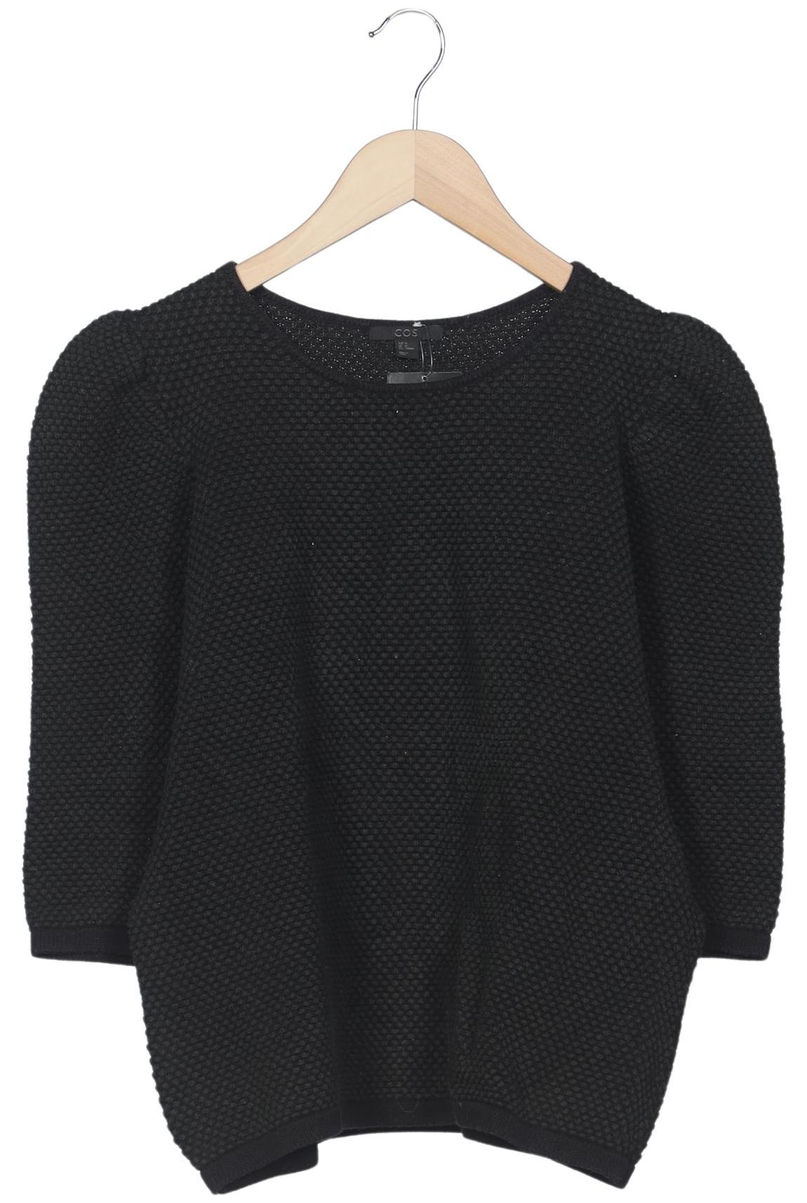

COS Damen Pullover, schwarz, Gr. 38