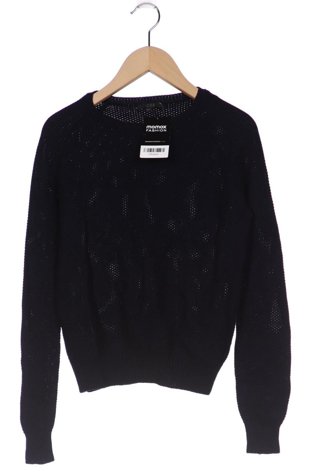 

COS Damen Pullover, marineblau, Gr. 34