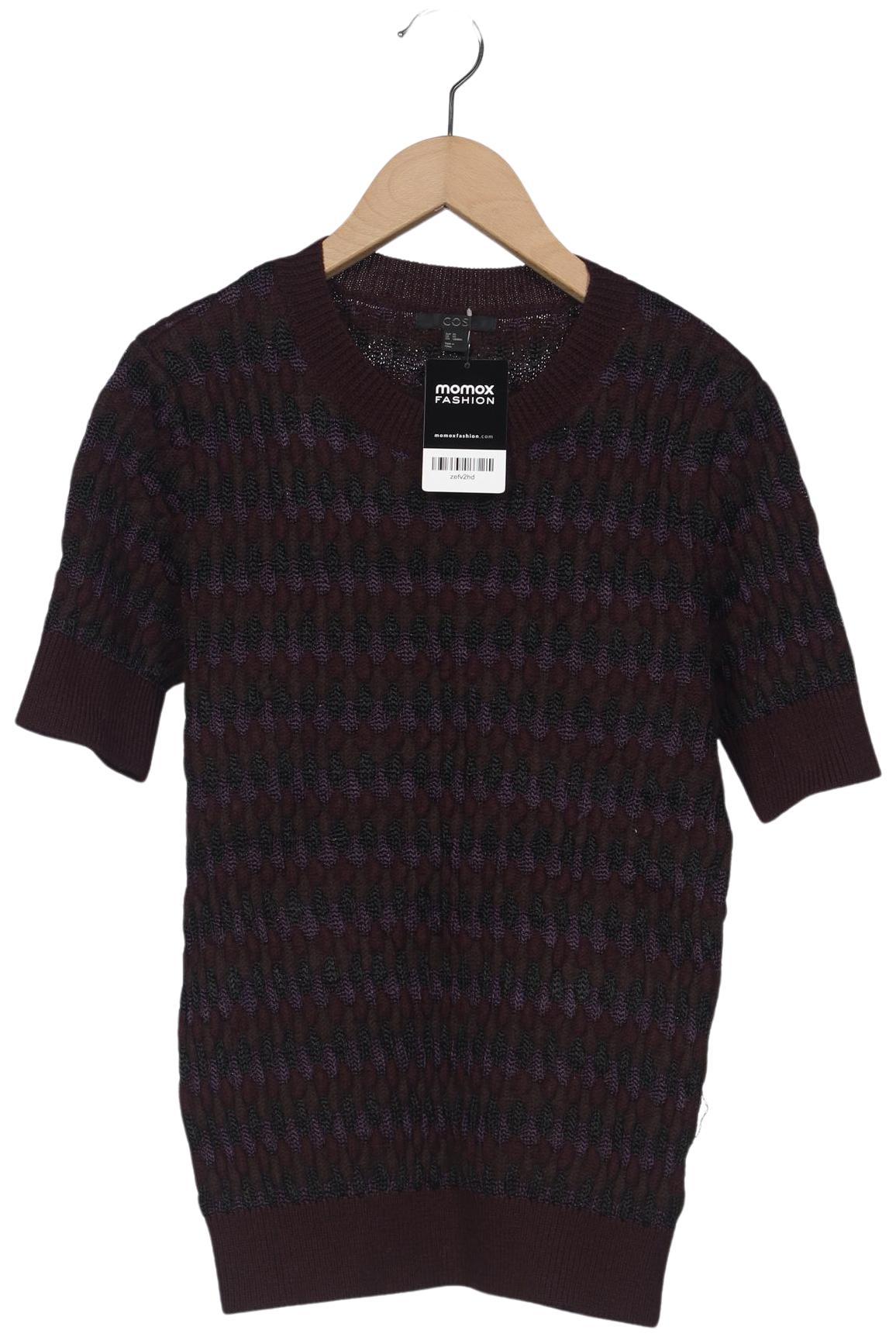 

COS Damen Pullover, bordeaux, Gr. 34