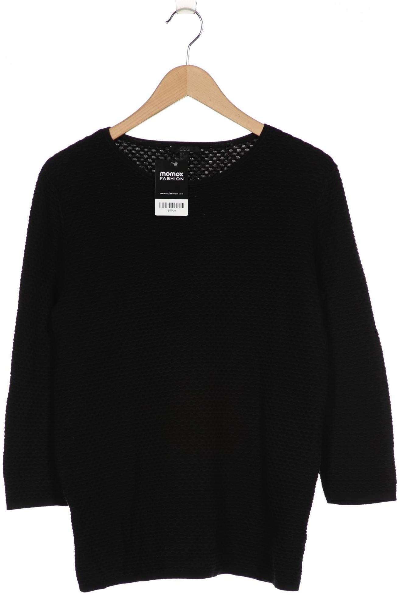 

COS Damen Pullover, schwarz, Gr. 38