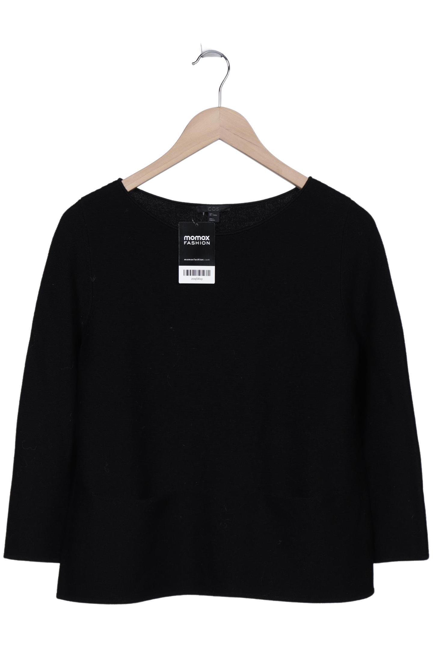 

COS Damen Pullover, schwarz, Gr. 36
