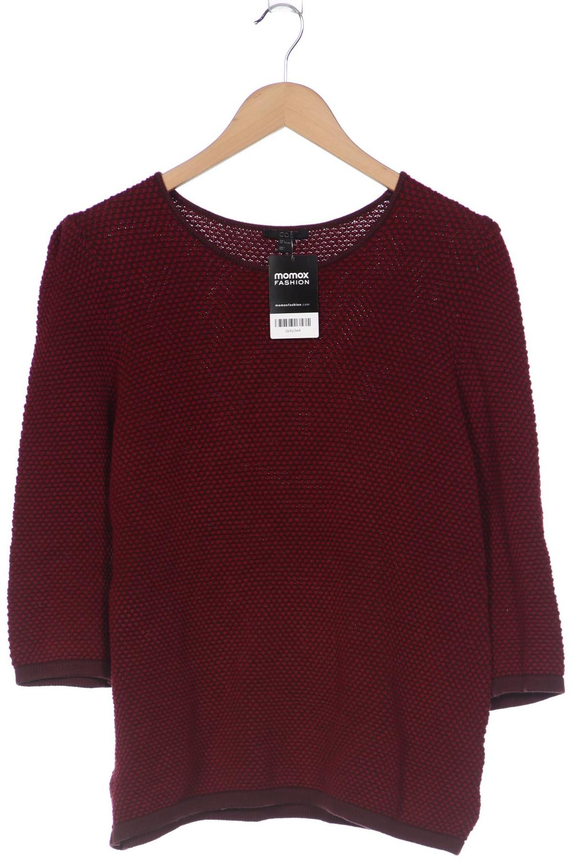 

COS Damen Pullover, bordeaux, Gr. 42