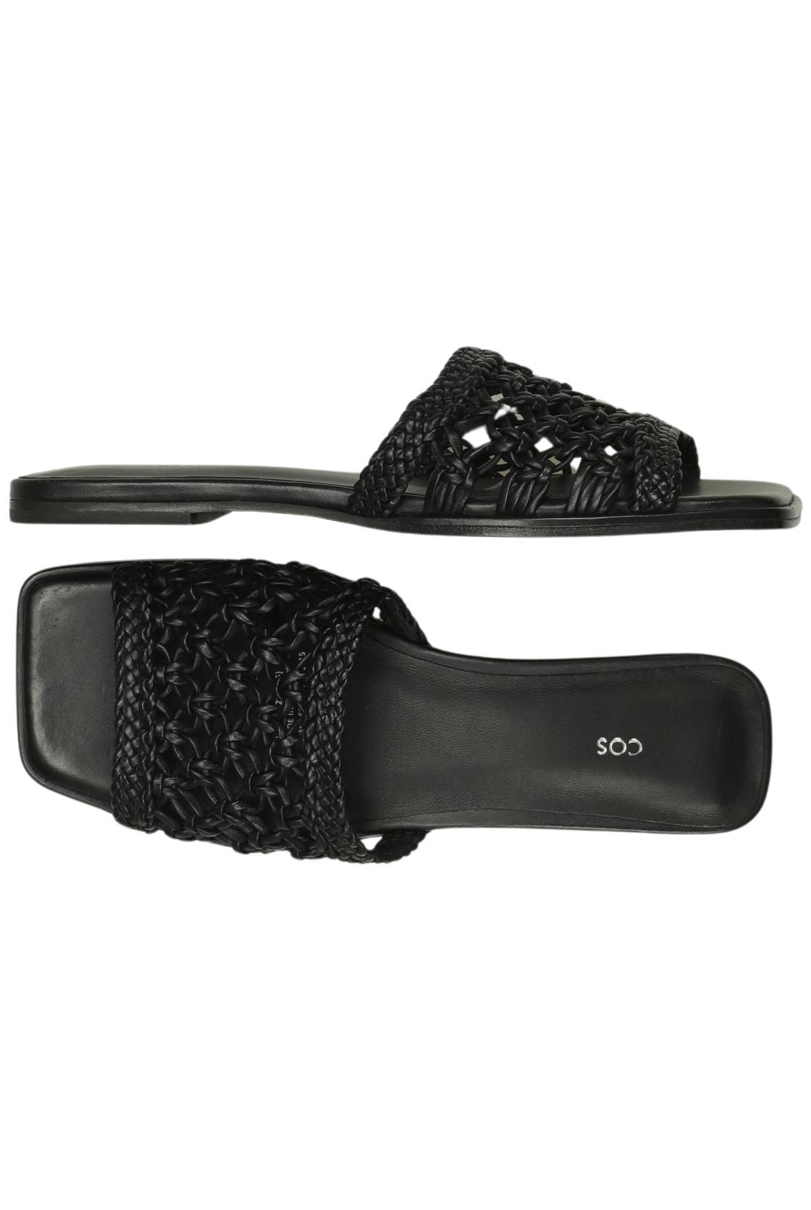 

COS Damen Sandale, schwarz, Gr. 37