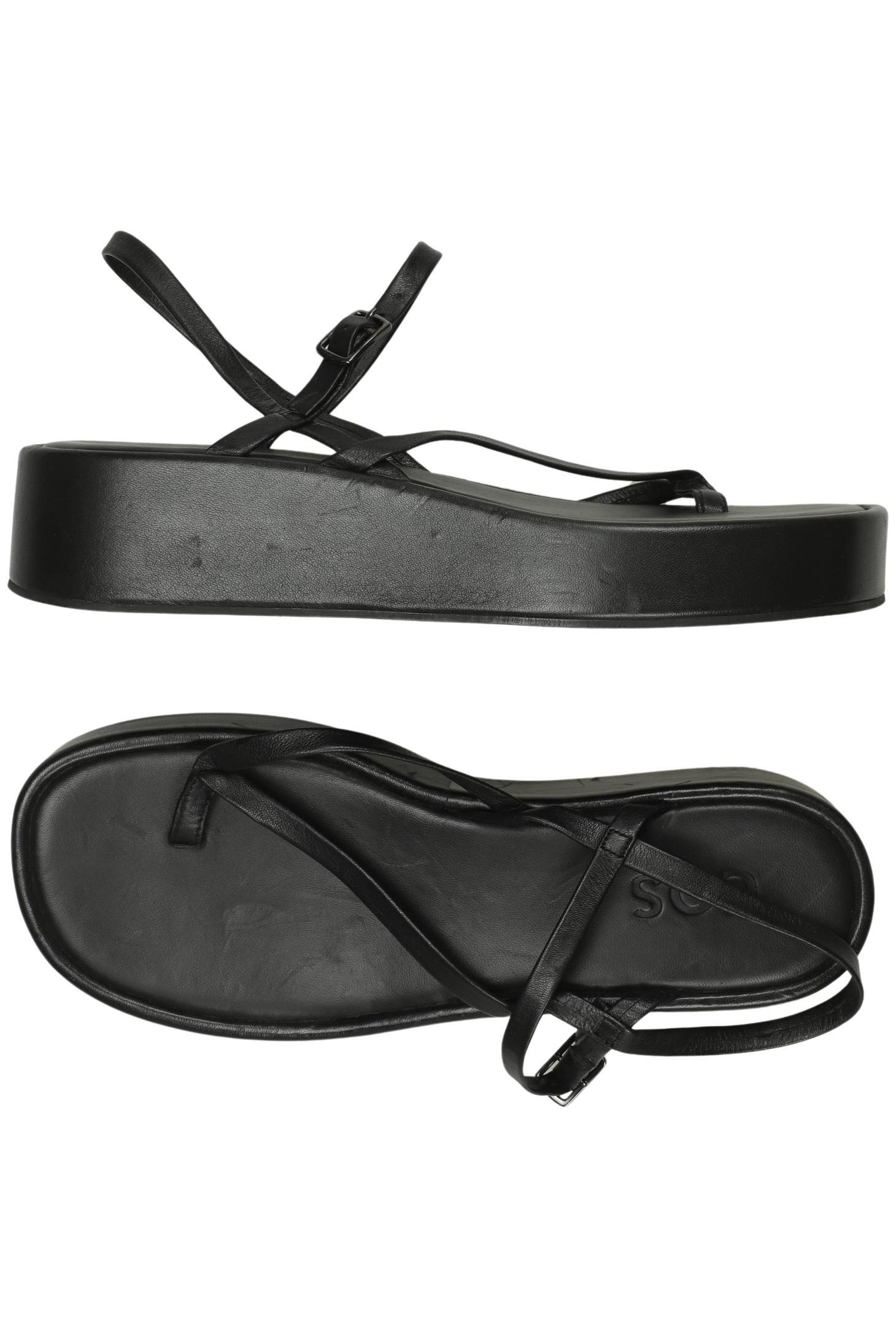 

COS Damen Sandale, schwarz, Gr. 41