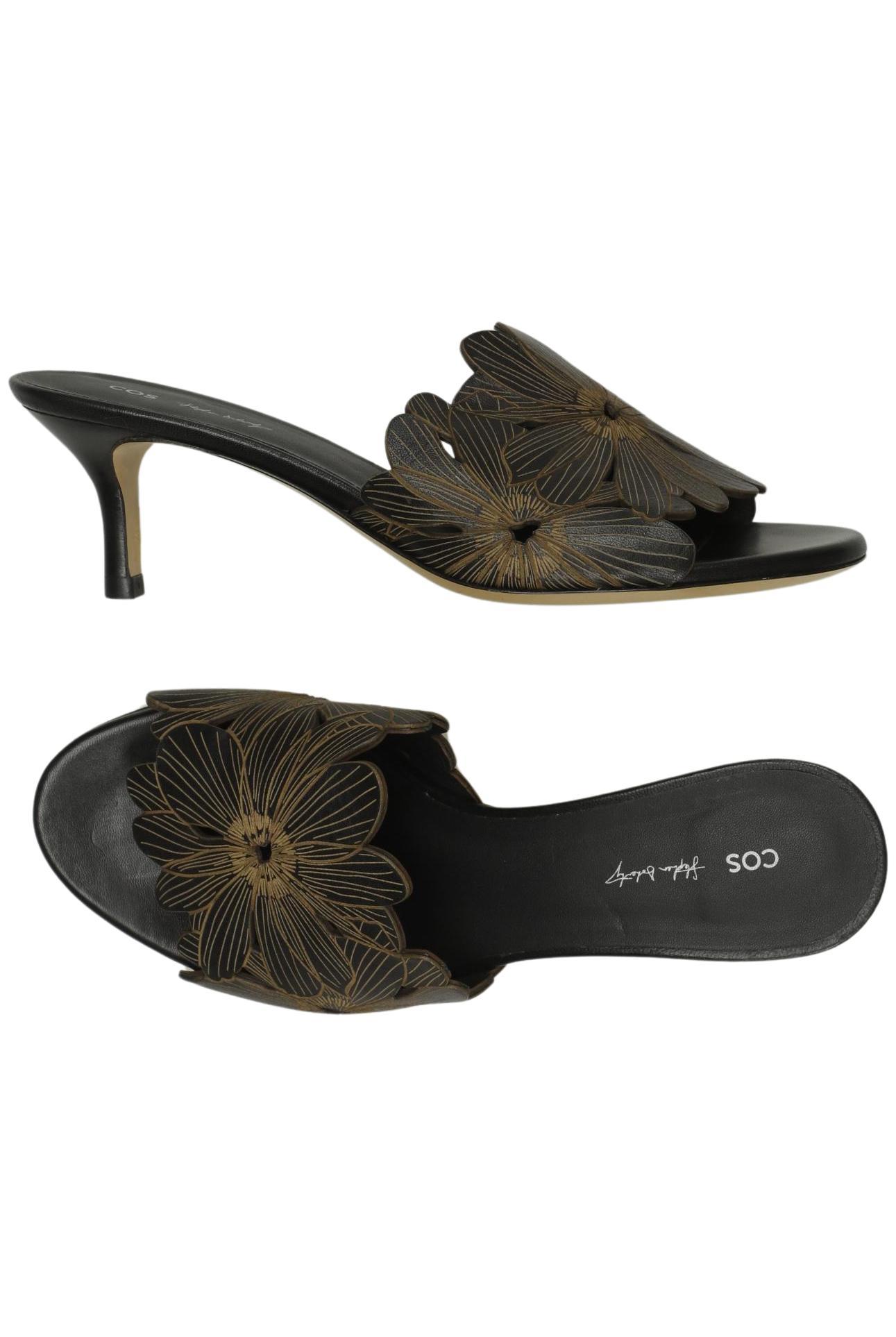 

COS Damen Sandale, schwarz, Gr. 37