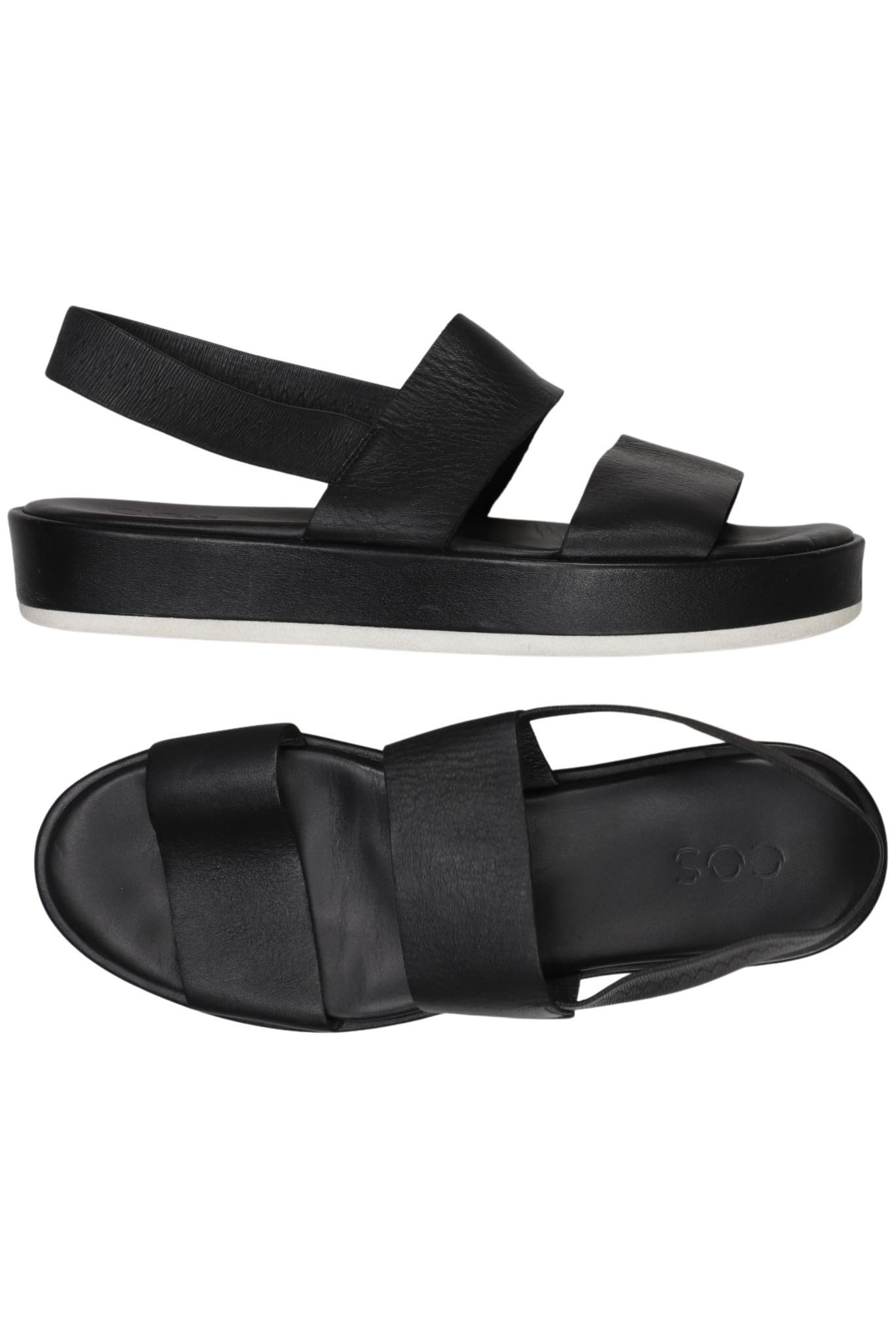 

COS Damen Sandale, schwarz, Gr. 41