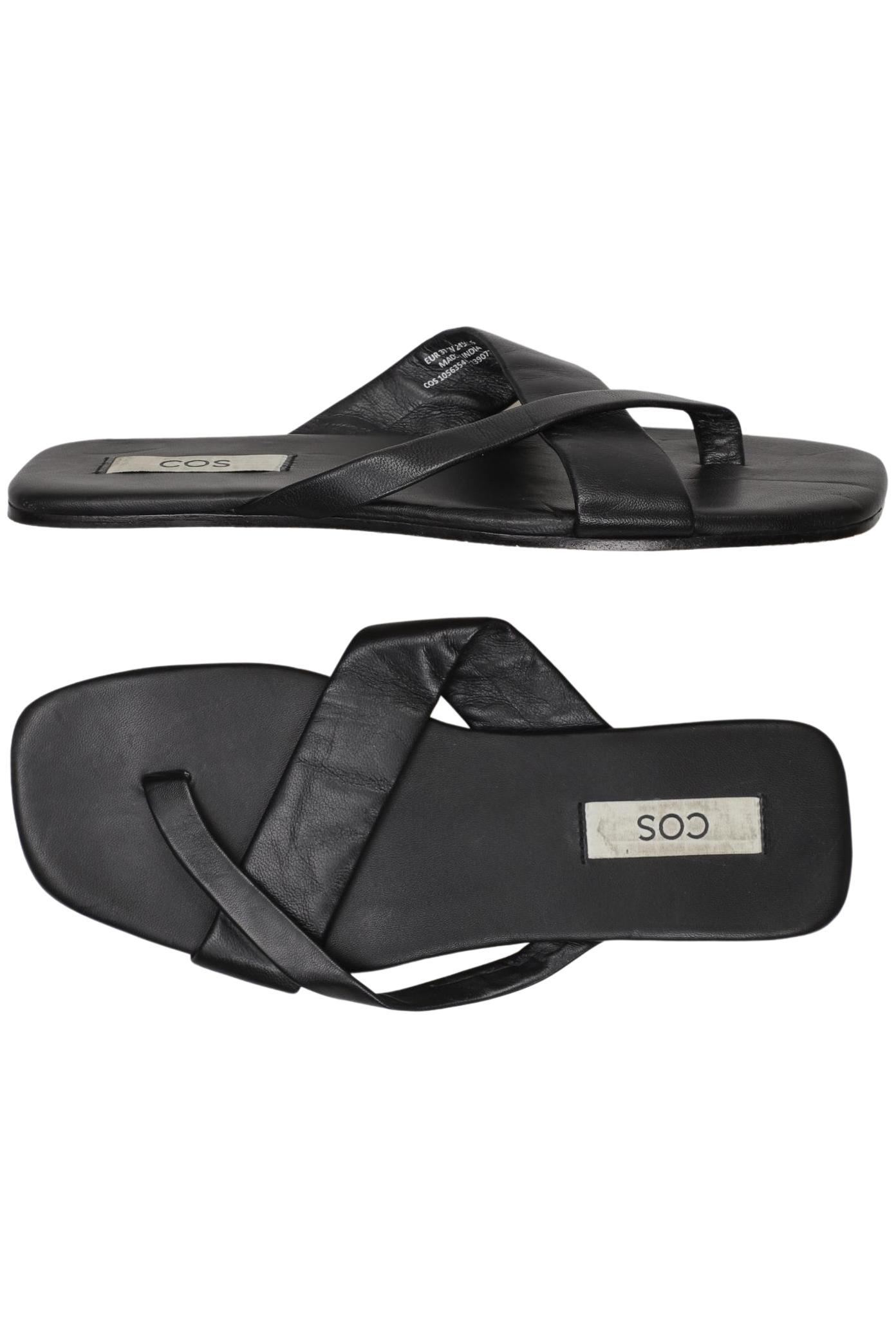 

COS Damen Sandale, schwarz, Gr. 39