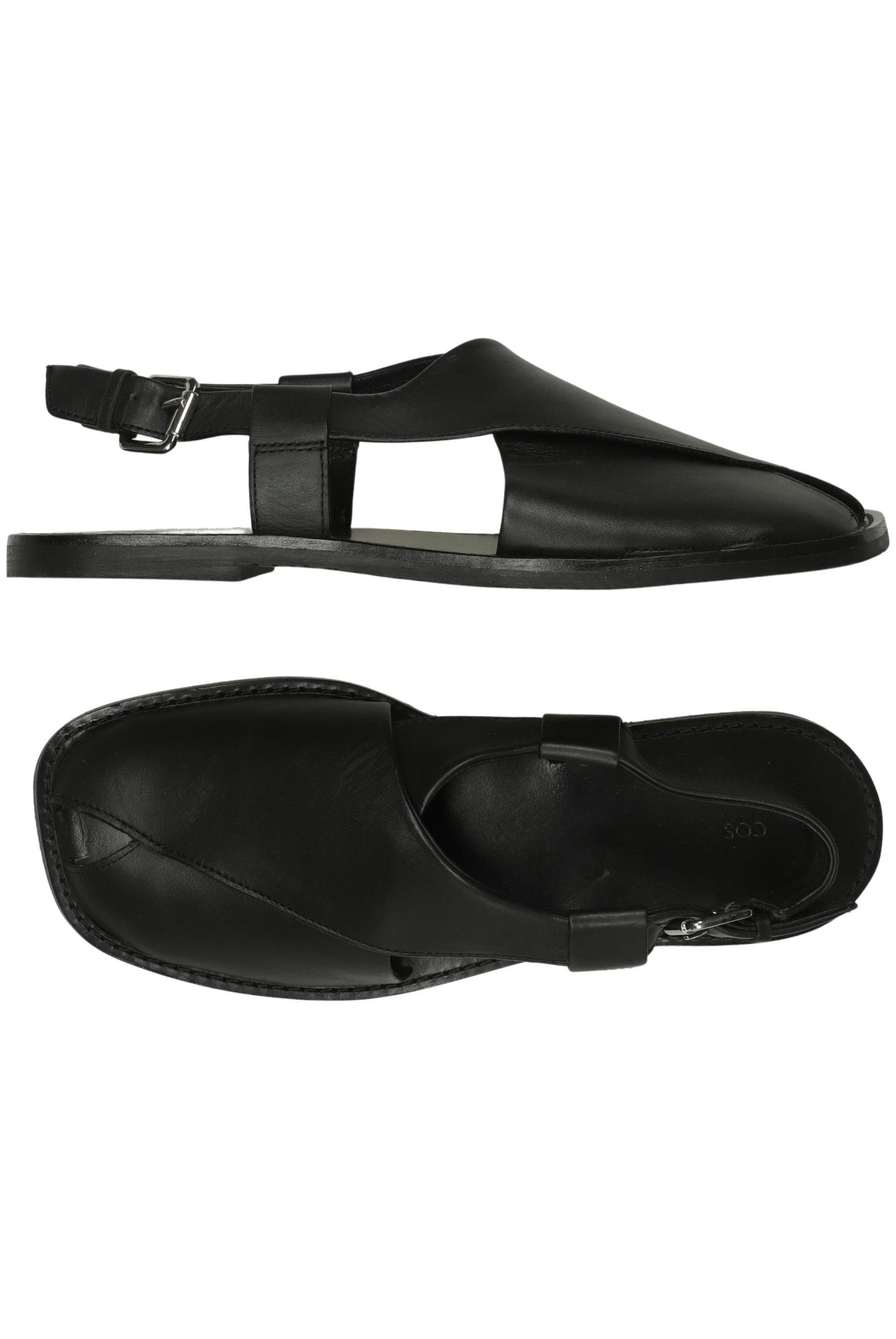 

COS Damen Sandale, schwarz, Gr. 42