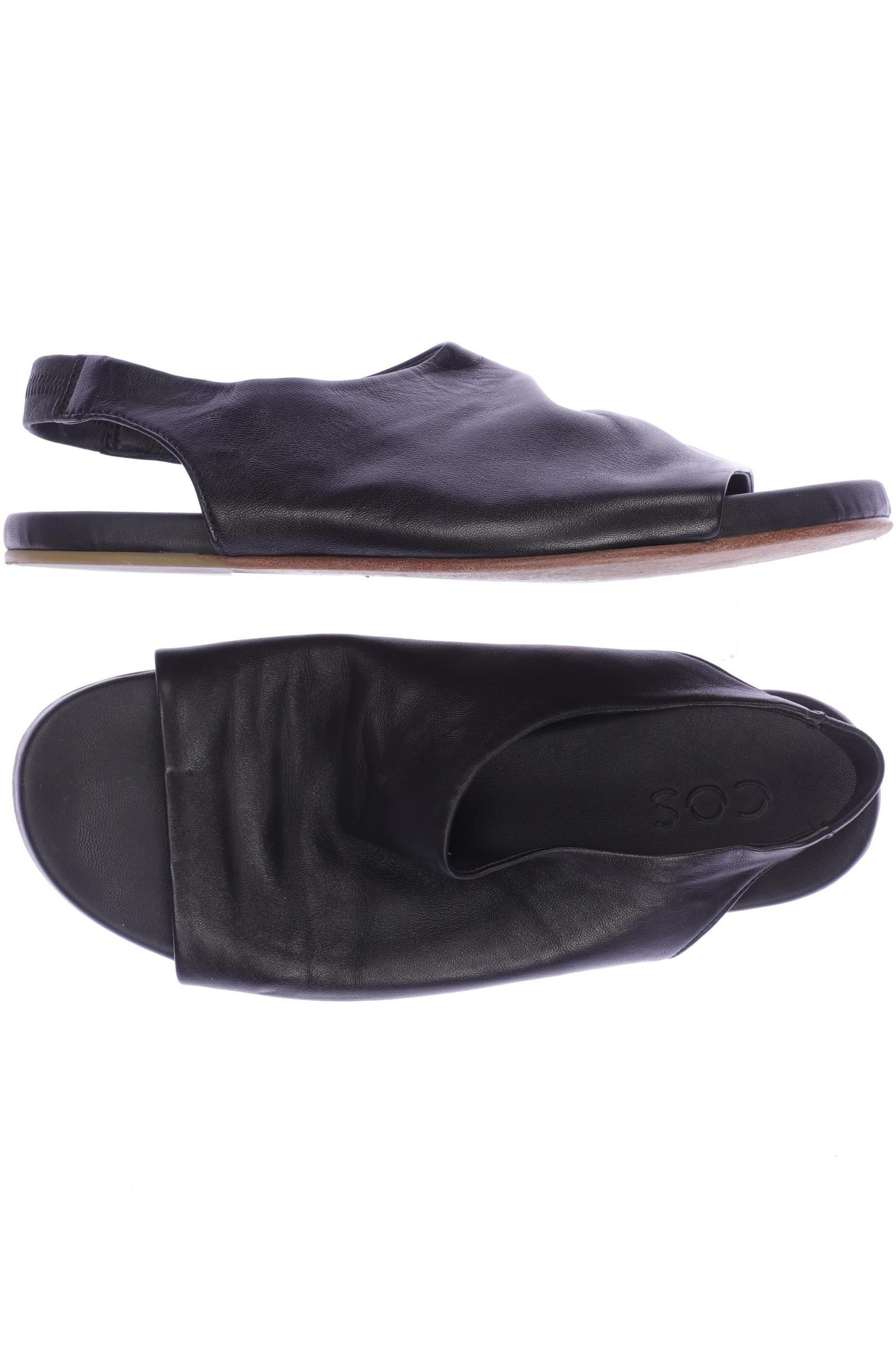 

COS Damen Sandale, schwarz, Gr. 39
