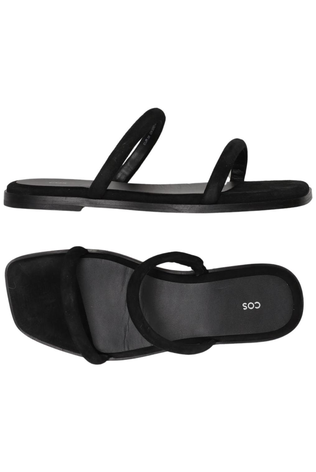 

COS Damen Sandale, schwarz, Gr. 36