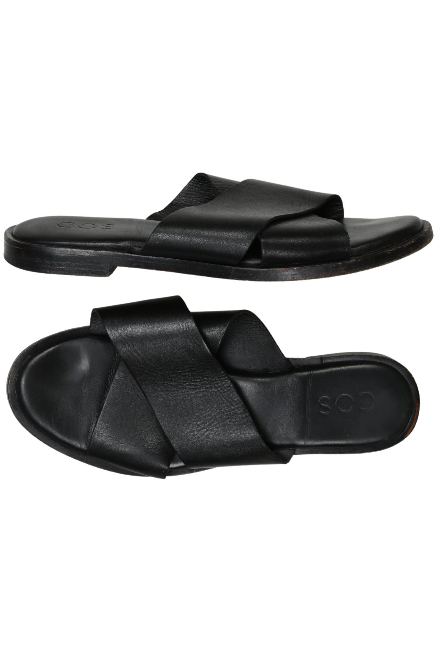 

COS Damen Sandale, schwarz, Gr. 38