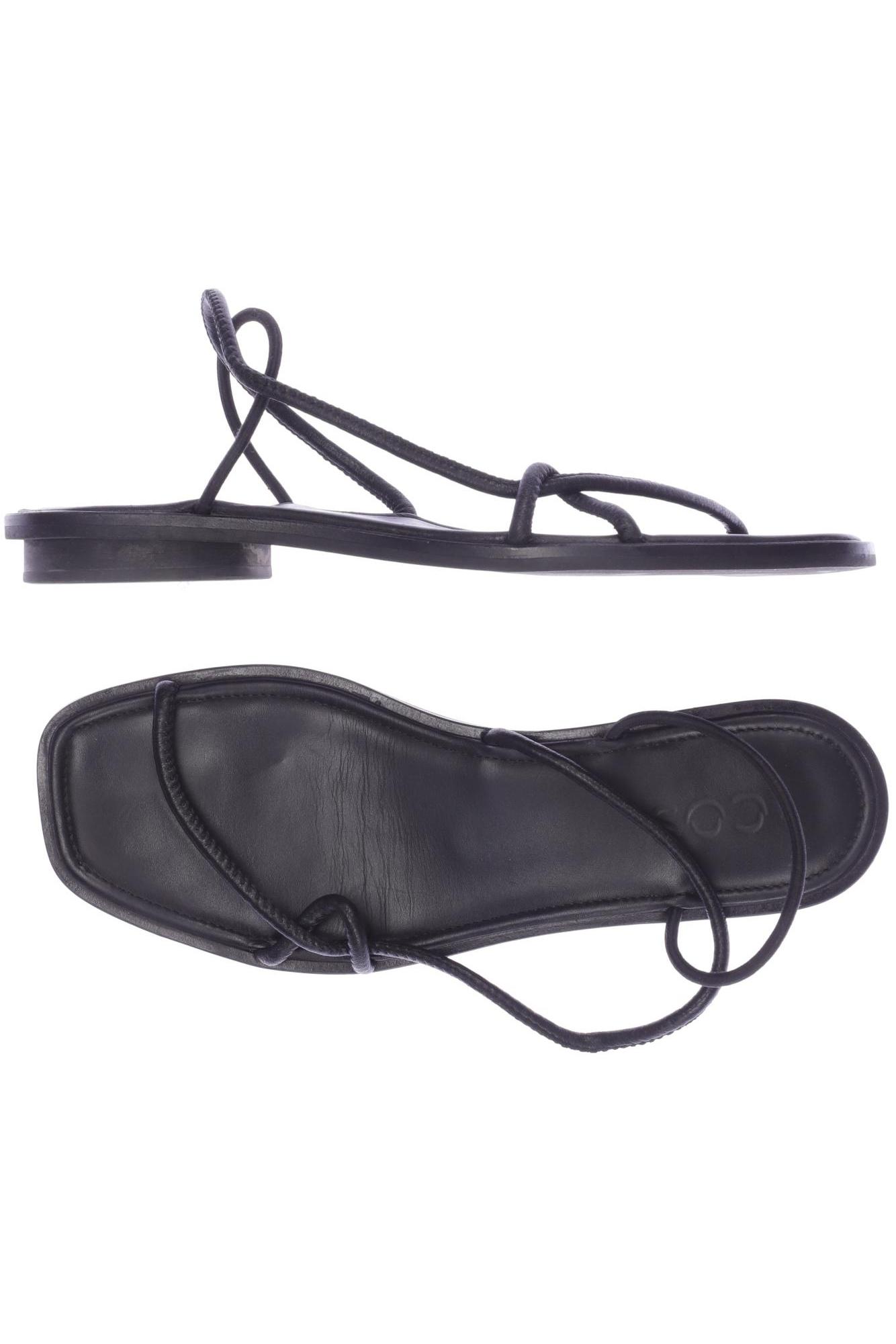 

COS Damen Sandale, schwarz, Gr. 39