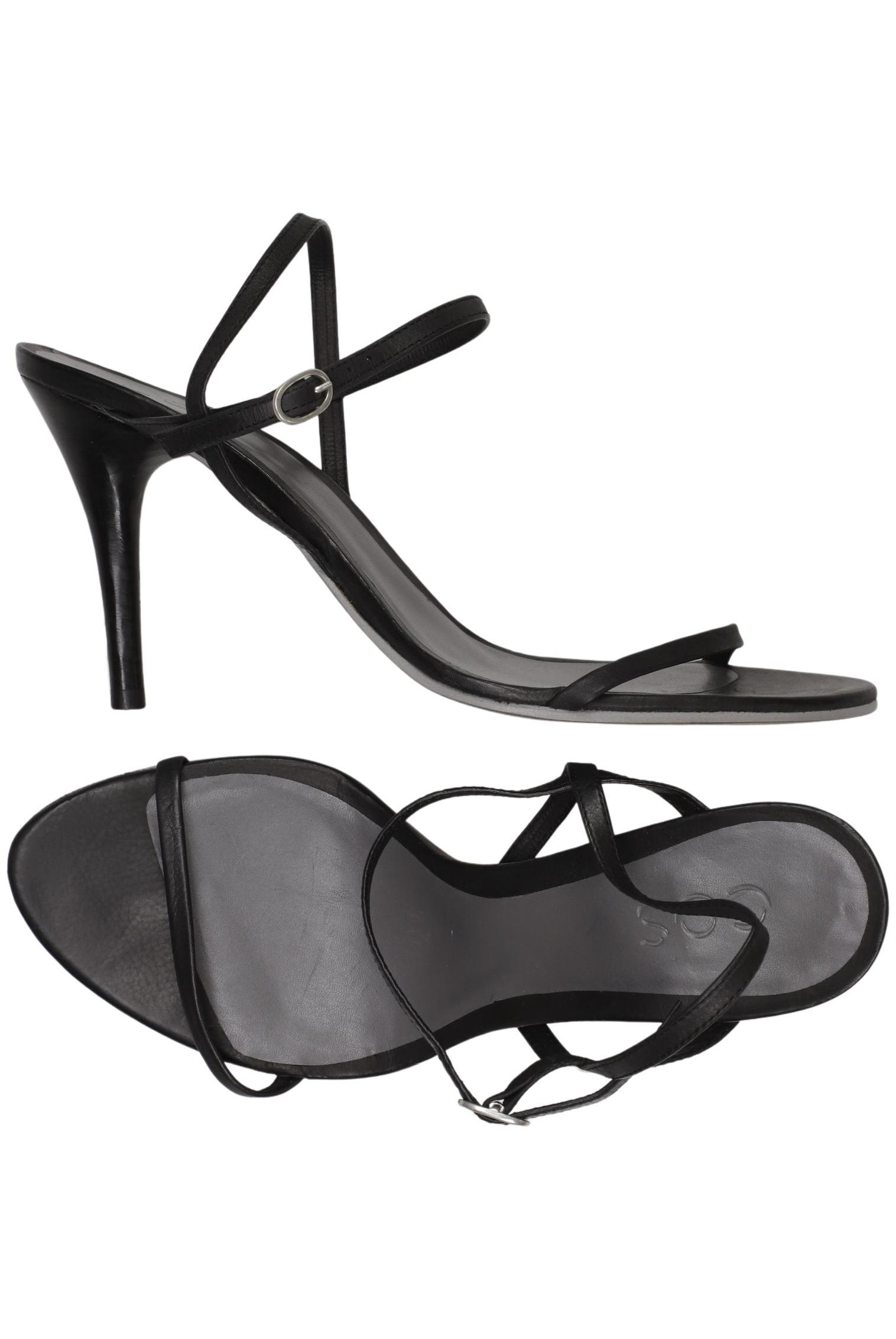 

COS Damen Sandale, schwarz, Gr. 39